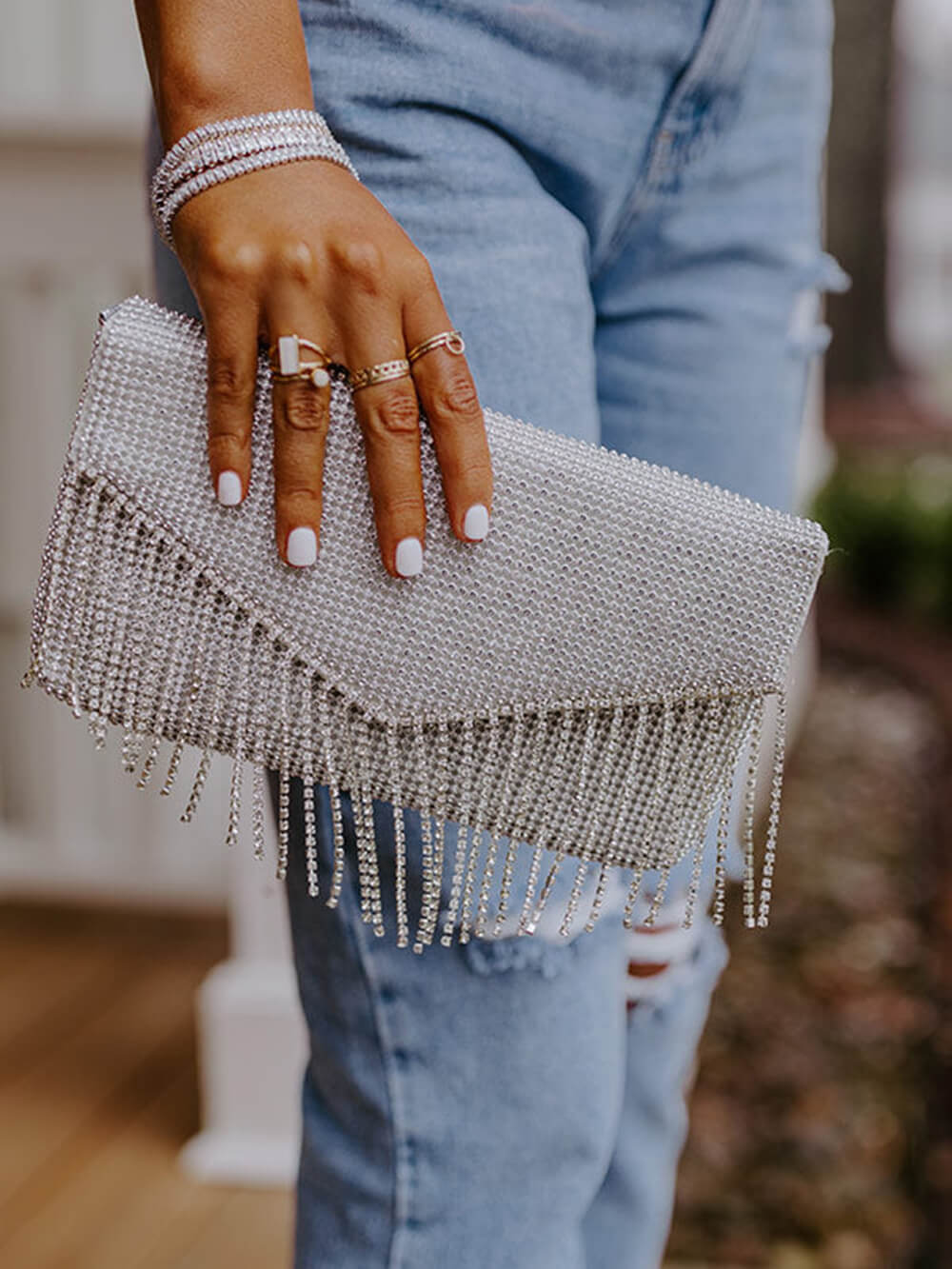 Vip Party Rhinestone Clutch-CALLISTARI
