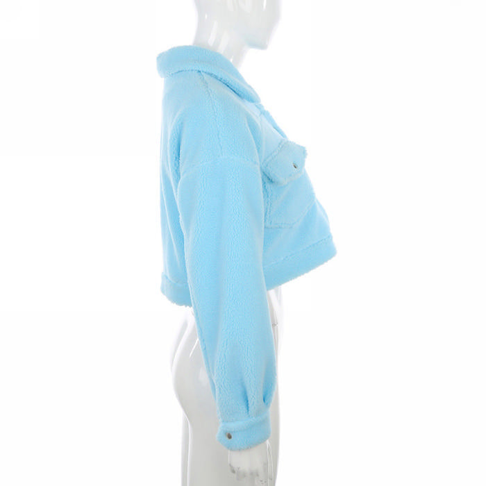 Cosy Cropped Coat-CALLISTARI