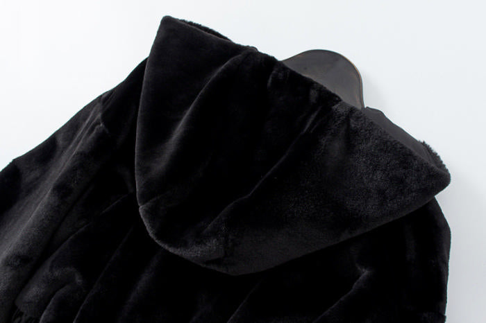 Snug Teddy Hoodie Coat-CALLISTARI