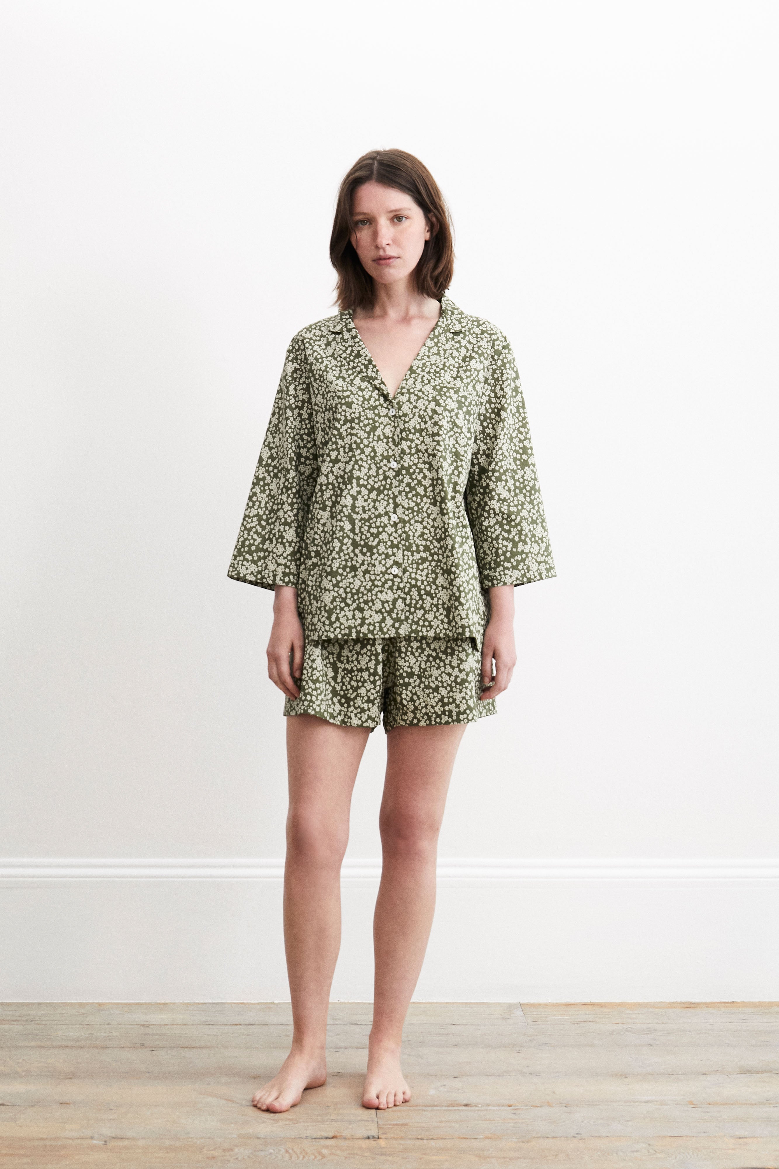 Classic Lila Pyjama Shorts Set-CALLISTARI