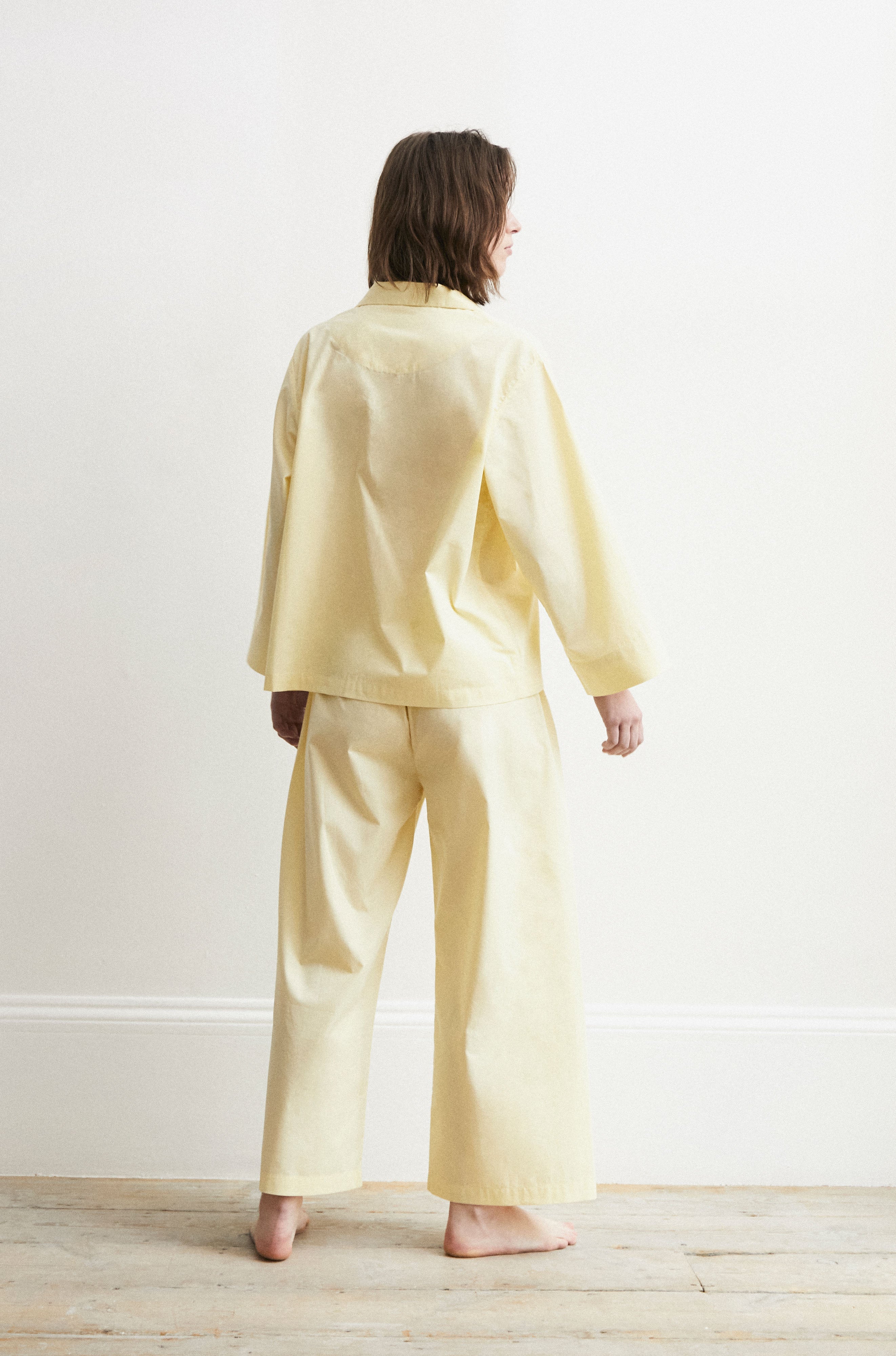 Relaxed Pale Yellow Pyjama Set-CALLISTARI