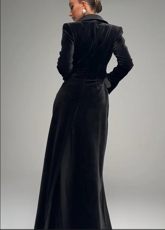 Callistari Velvet Jacket Dress-CALLISTARI