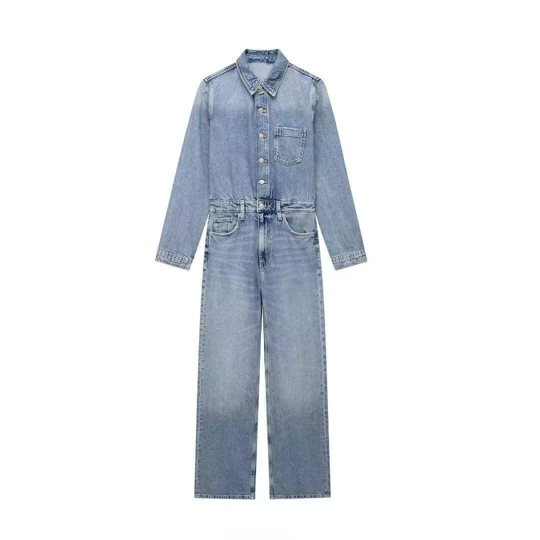 Light Blue Denim Set-Mesadic
