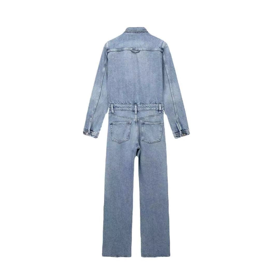 Light Blue Denim Set-Mesadic