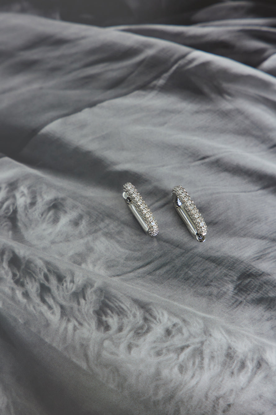 18K Gold Plated Special Talisman Earrings Silver-CALLISTARI