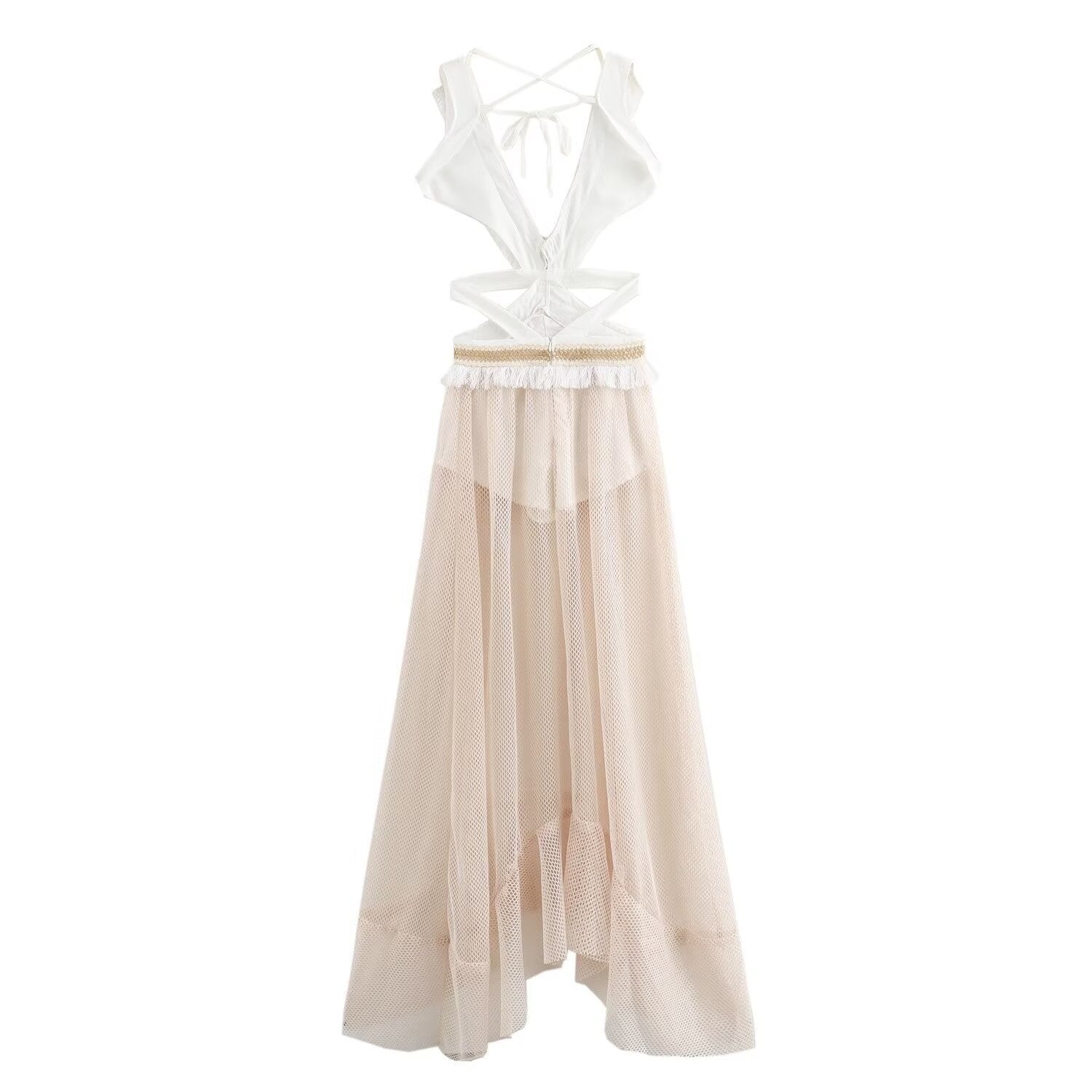 NOVA BOHO MESH MAXI DRESS-CALLISTARI