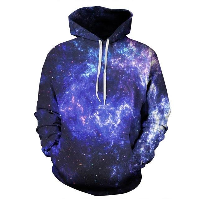 Galaxy Fog 3D Digital Printed Hoodie-CALLISTARI