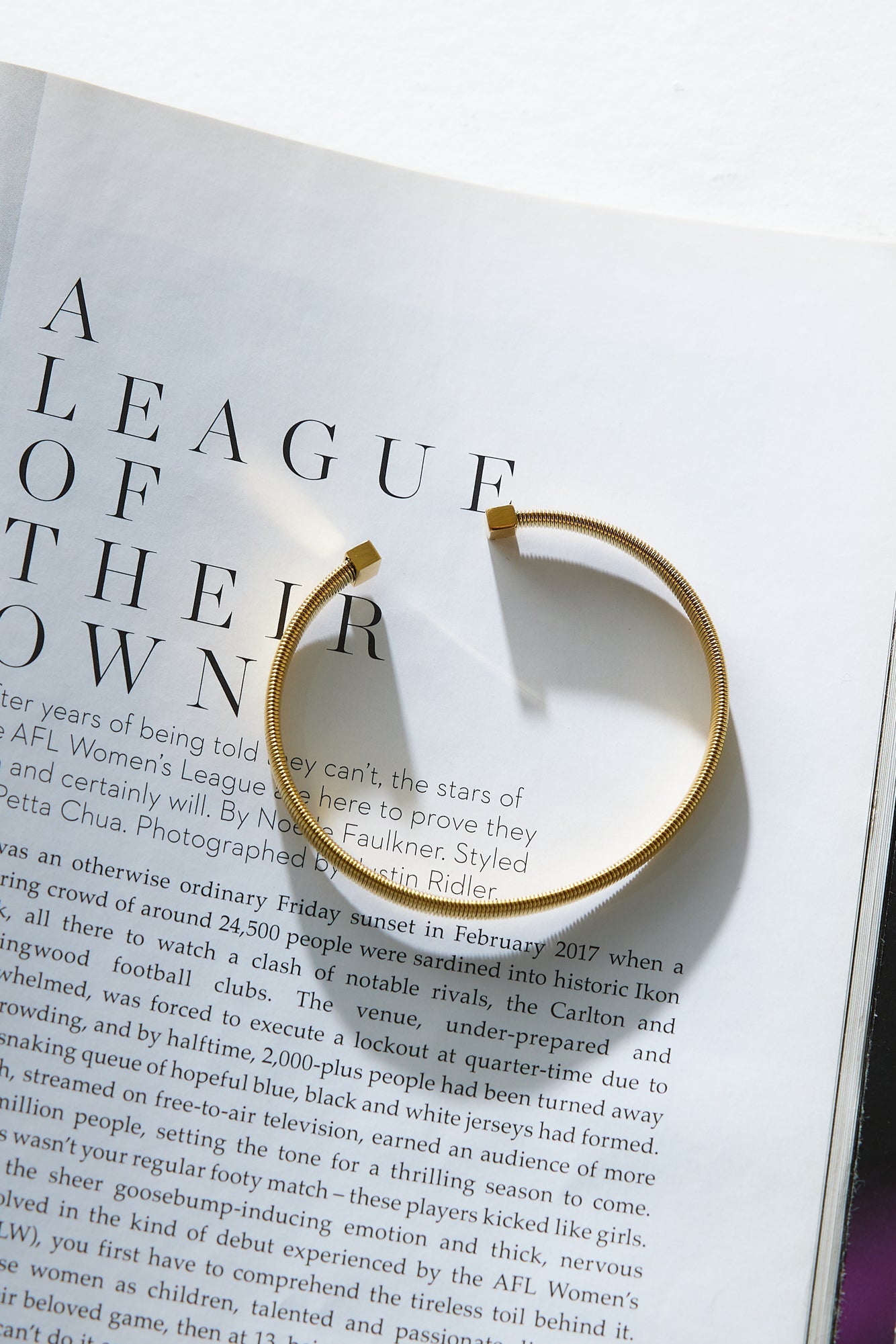18k Gold Plated Showing Off Bracelet Gold-CALLISTARI
