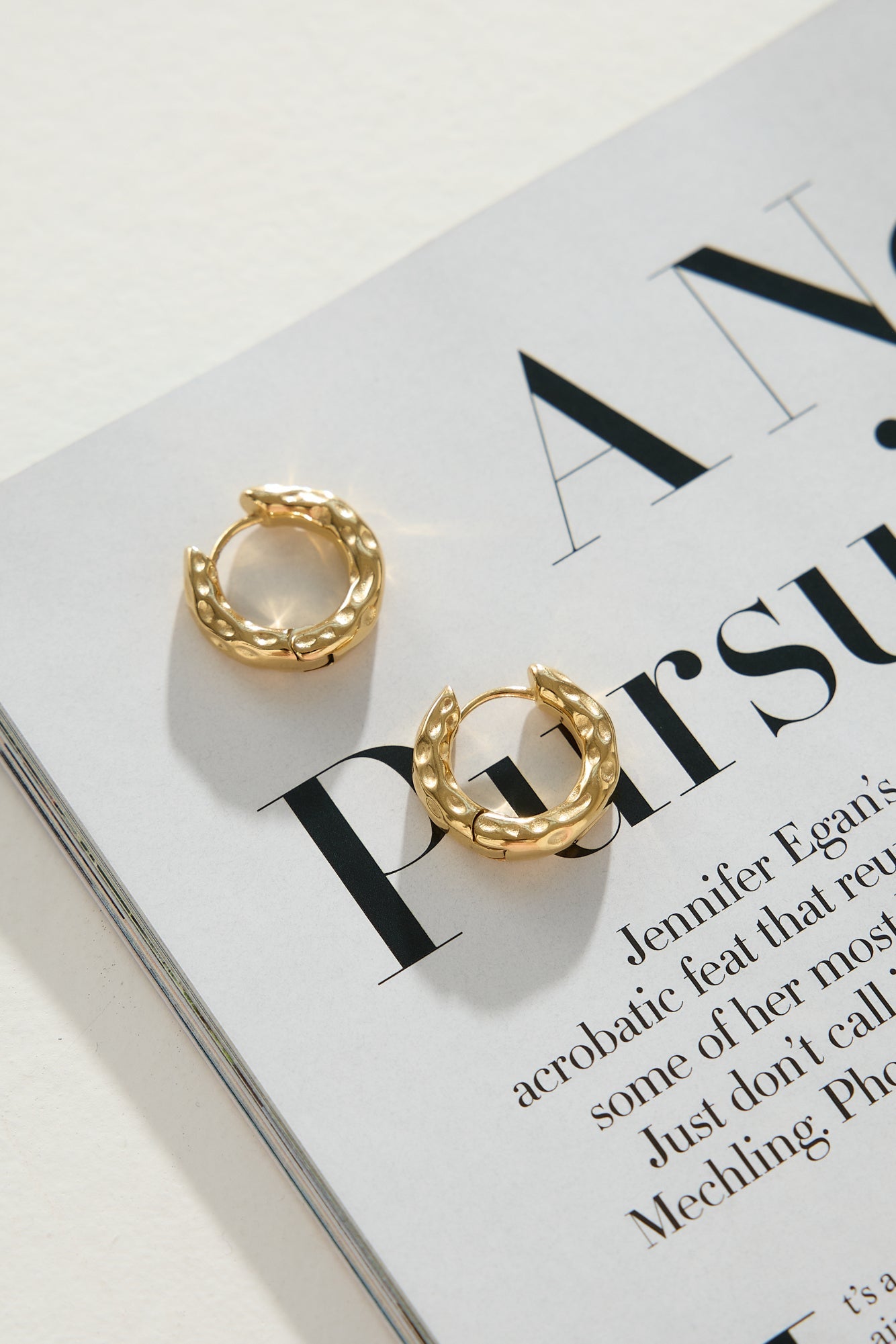 18k Gold Plated Every Girls Hoop Earrings Gold-CALLISTARI