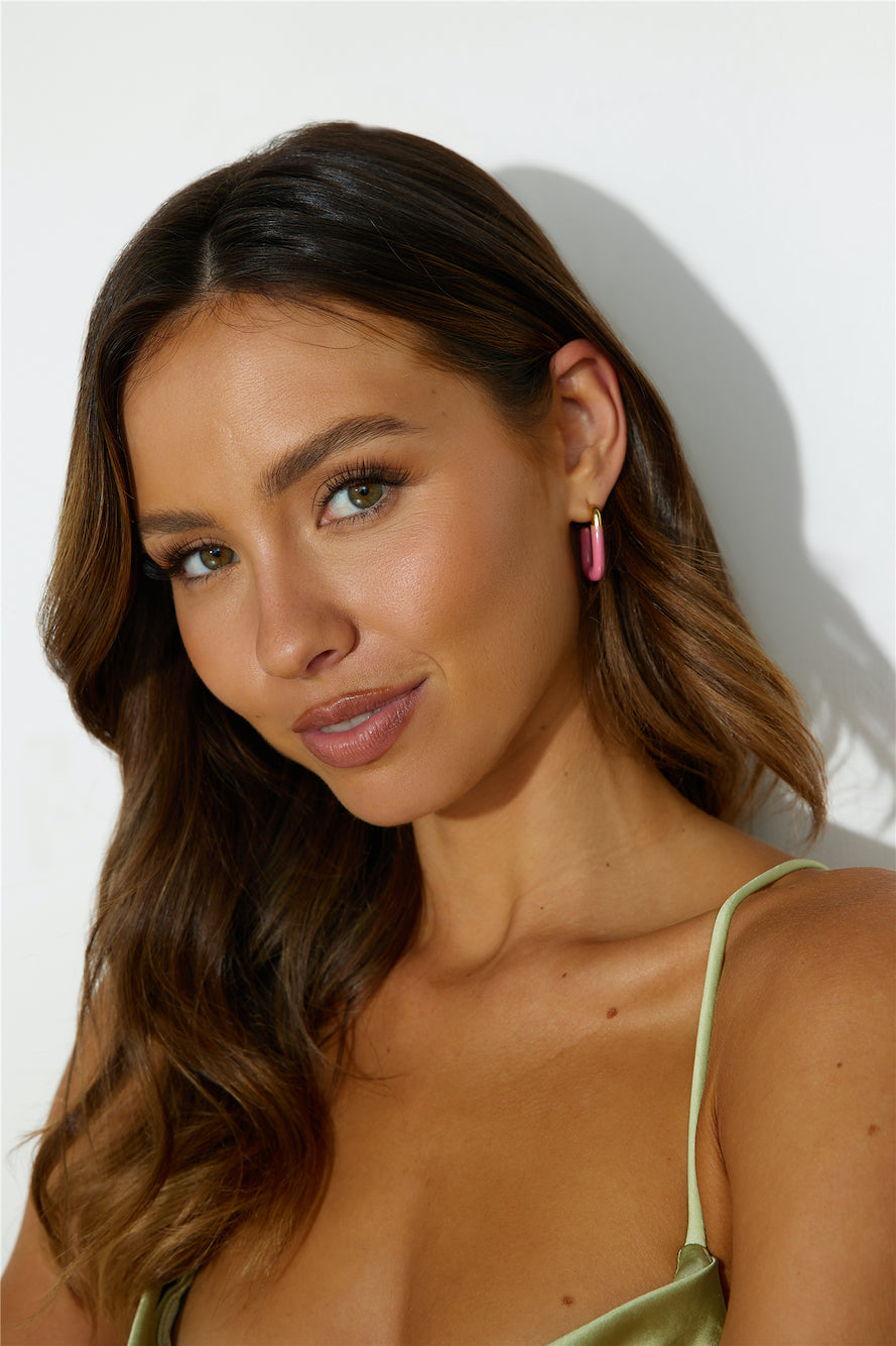 18k Gold Plated Dipped In Love Earrings Gold-CALLISTARI