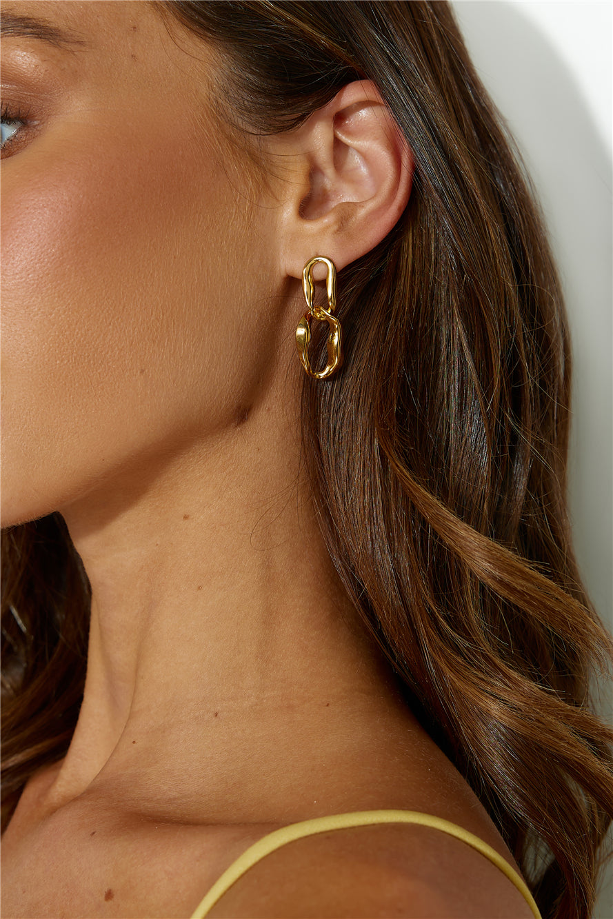18k Gold Plated Everyone Wants Earrings Gold-CALLISTARI