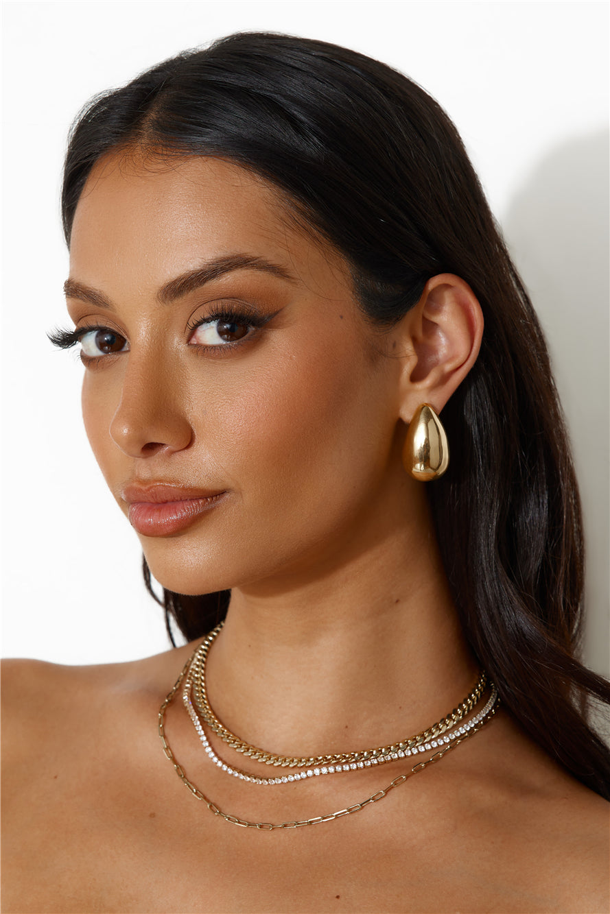 18k Gold Plated Fashion Chains Necklace Gold-CALLISTARI
