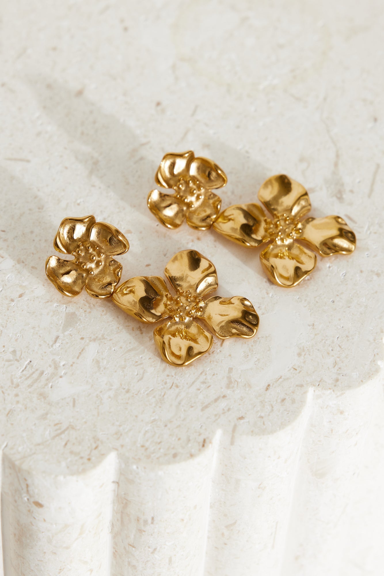 18k Gold Plated From The Forest Earrings Gold-CALLISTARI