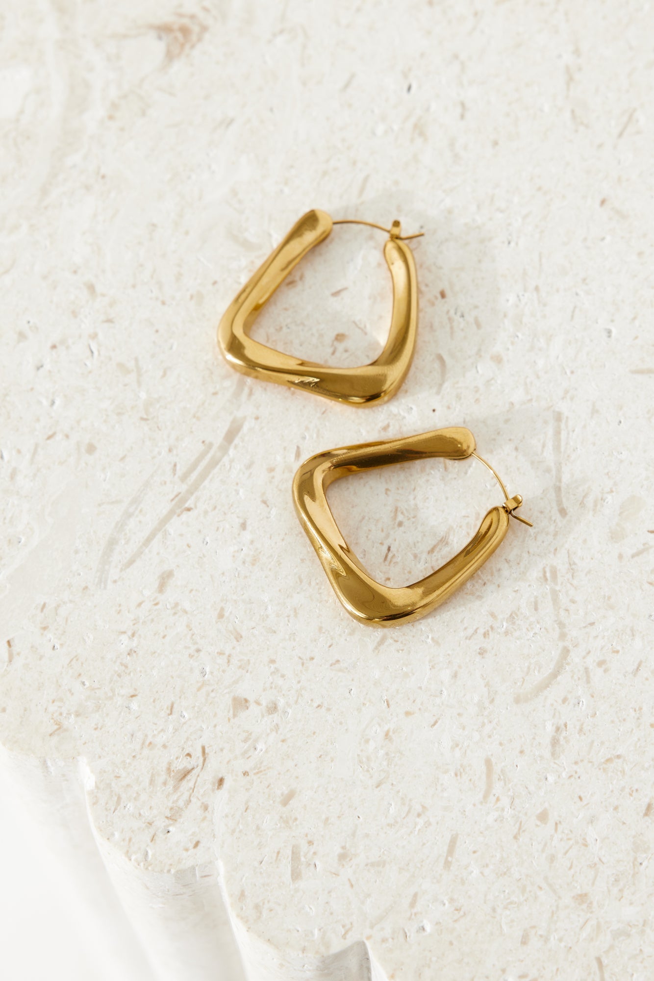 18k Gold Plated Styled By You Hoop Earrings Gold-CALLISTARI