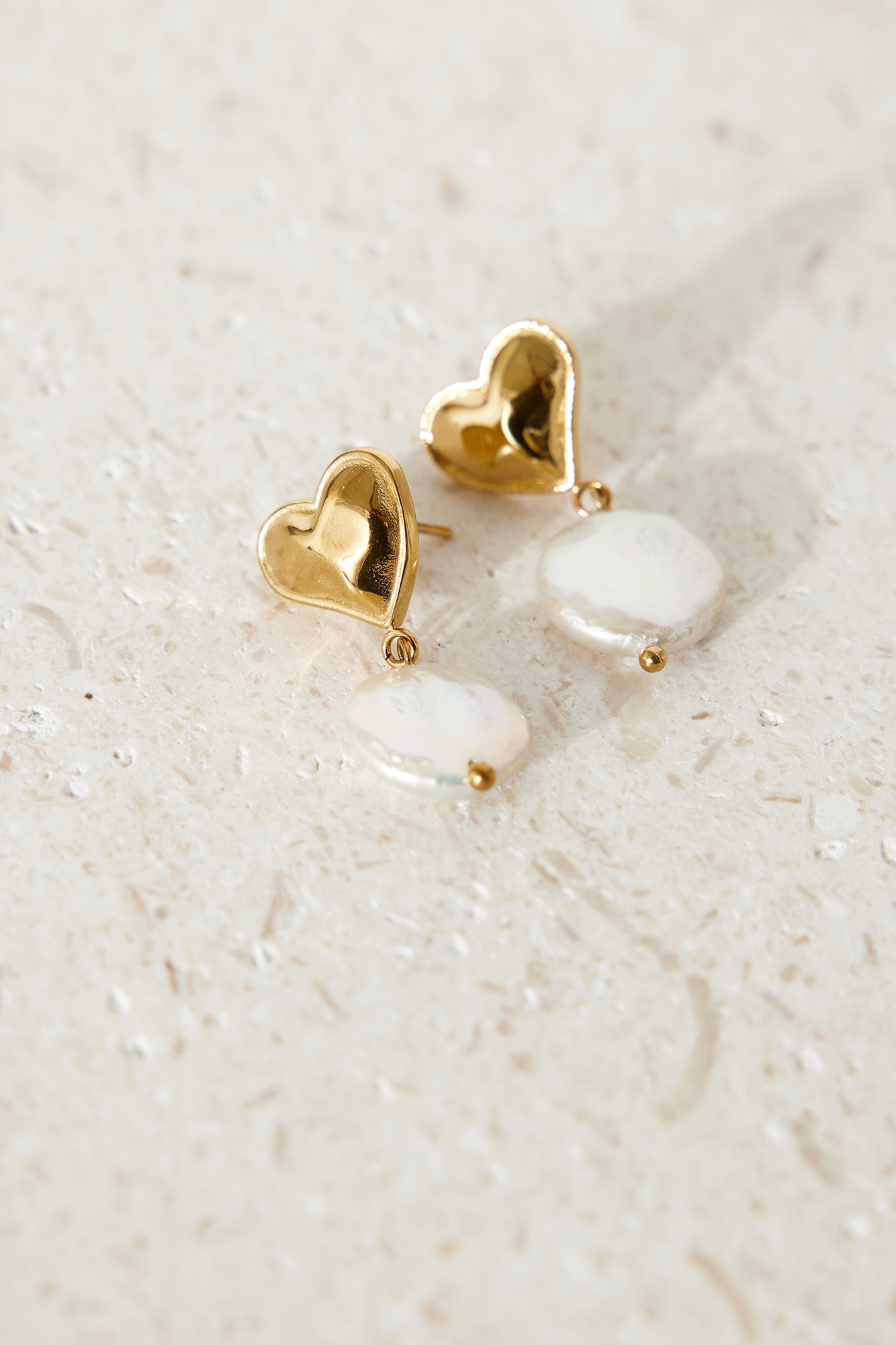 18k Gold Plated Love Me More Earrings Gold-CALLISTARI