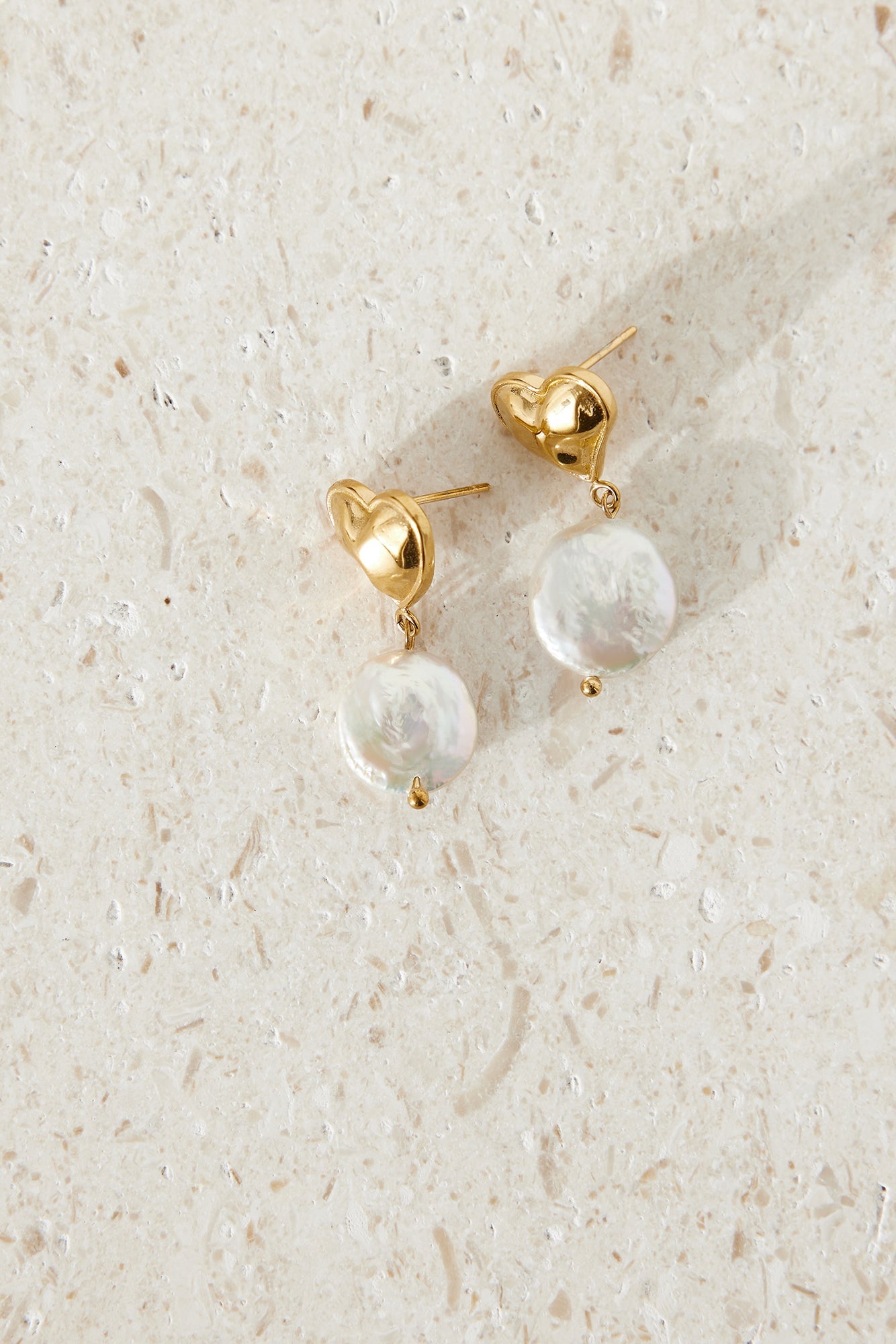 18k Gold Plated Love Me More Earrings Gold-CALLISTARI