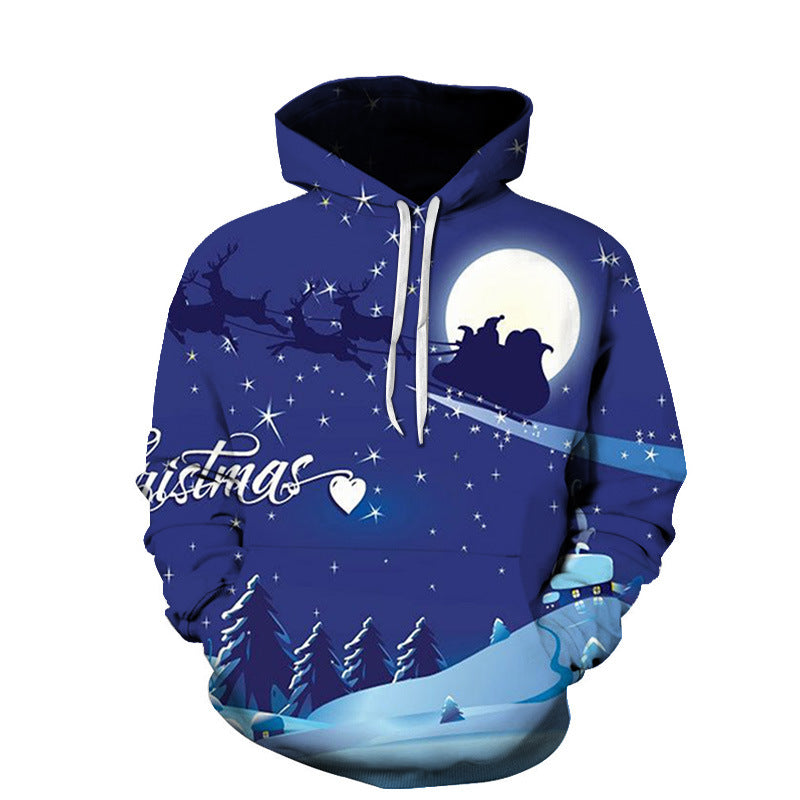 Christmas Santa Pattern Printed 3D Hoodie Collection-CALLISTARI