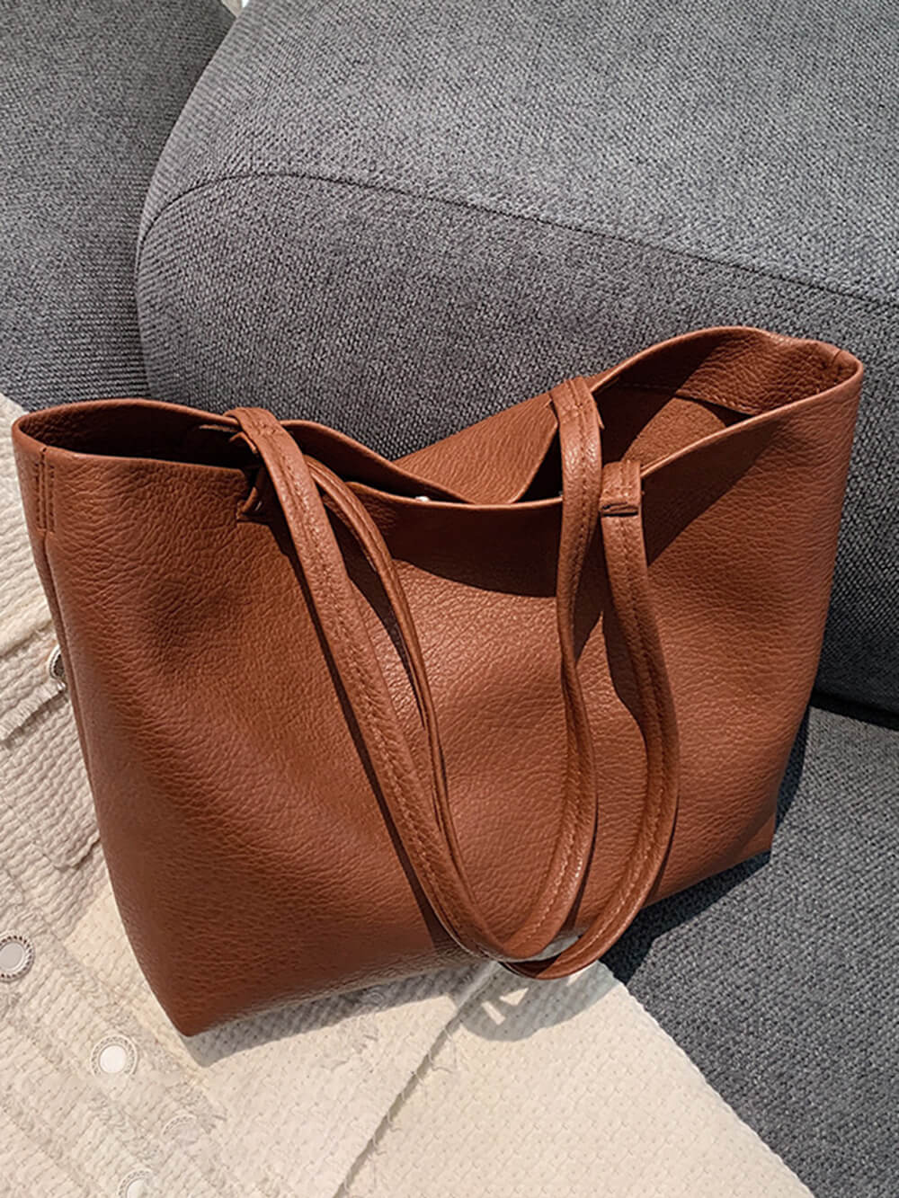 Soft-Leather Tote-CALLISTARI