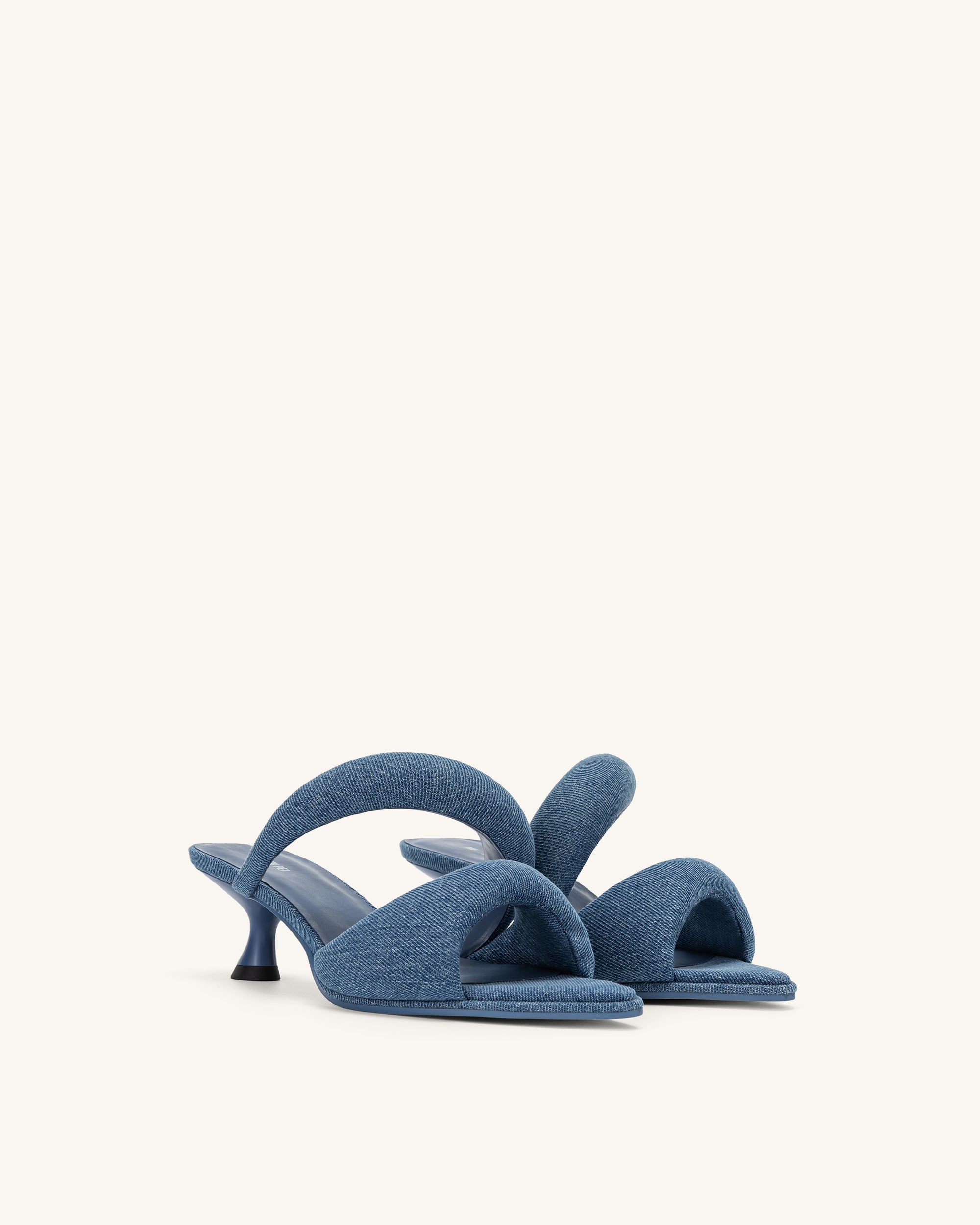 Sara Mule Denim - Blue-Mesadic