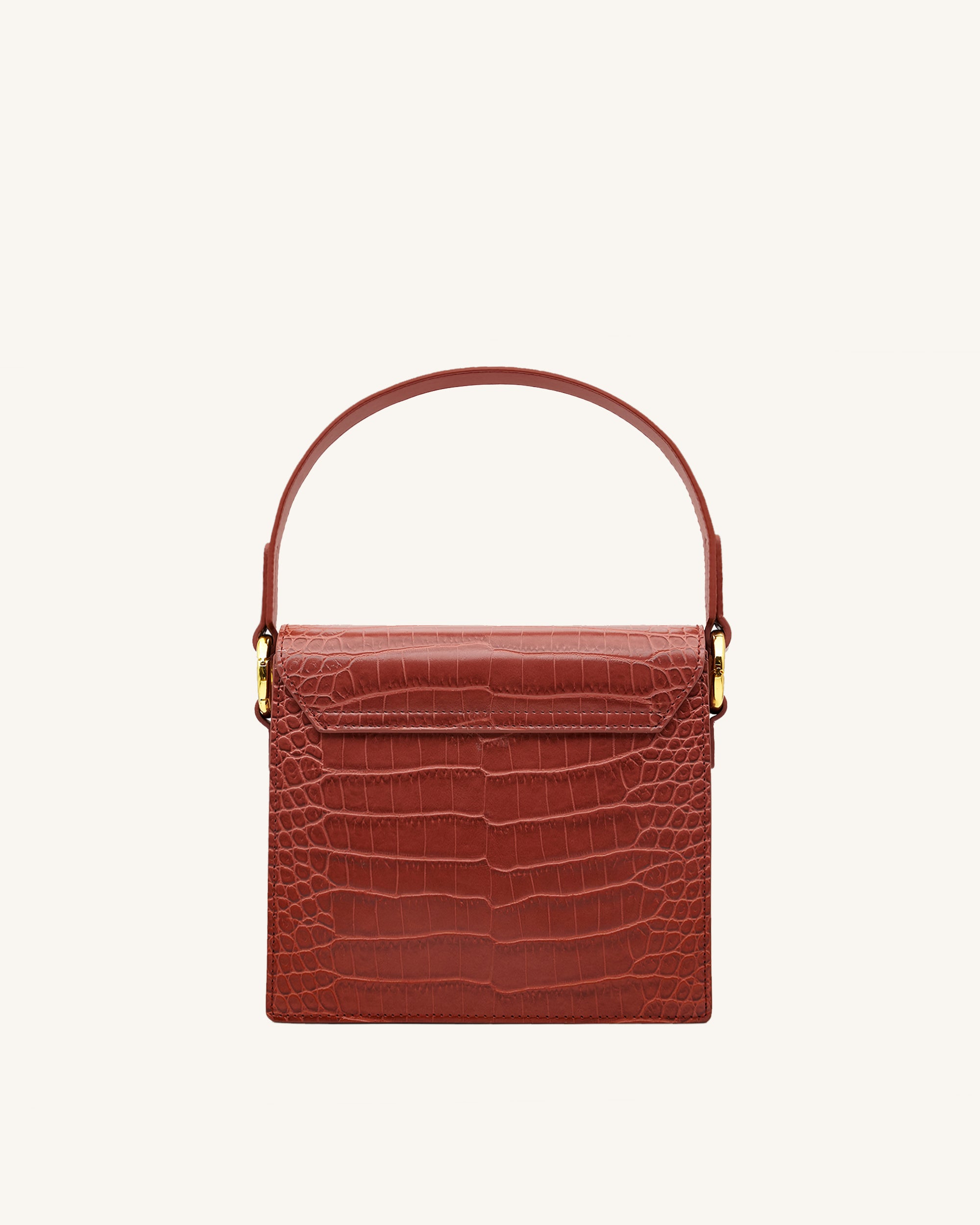 Lucy Bag -  Wine Red Croc-Mesadic