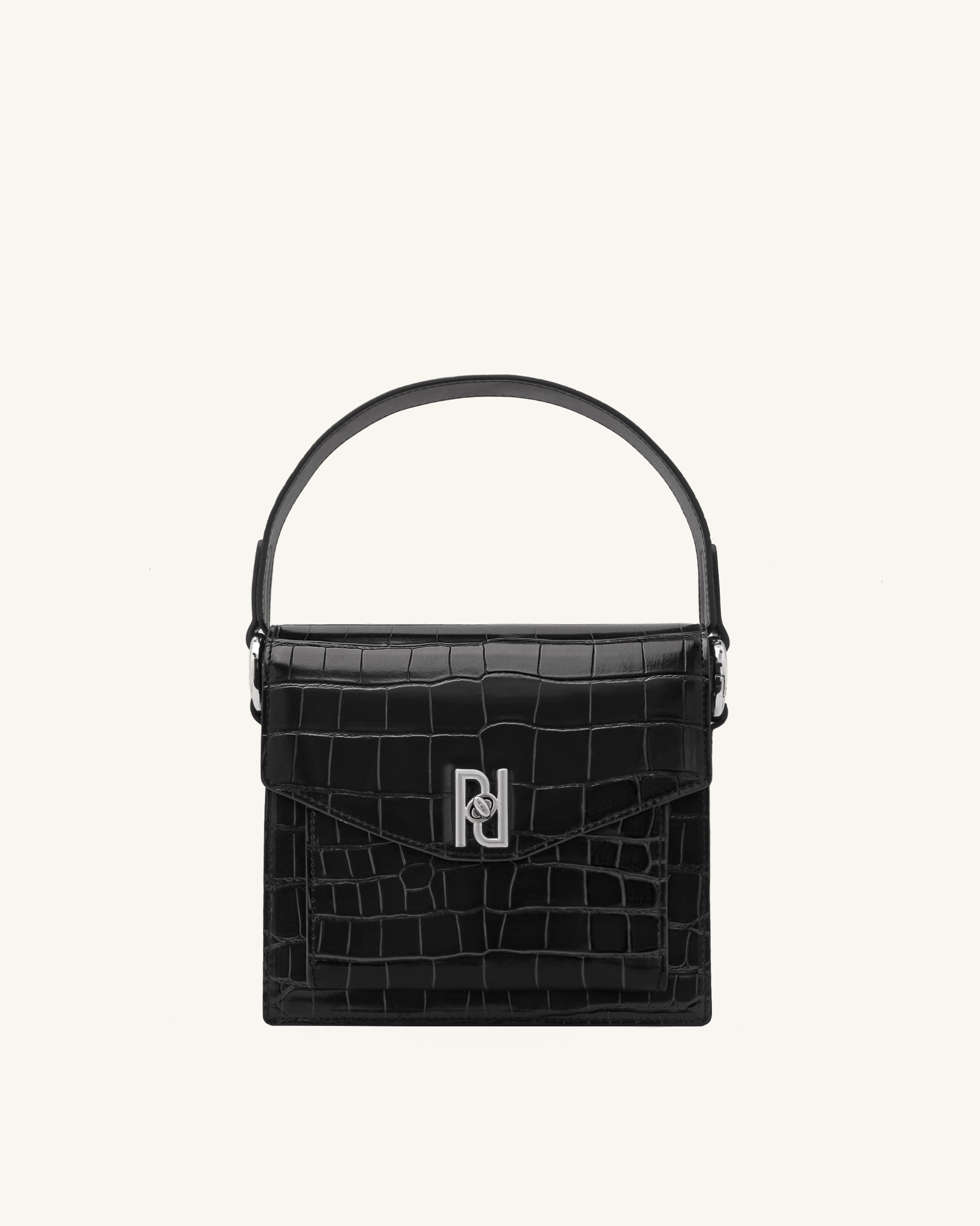 Lucy Bag - Black Croc-Mesadic