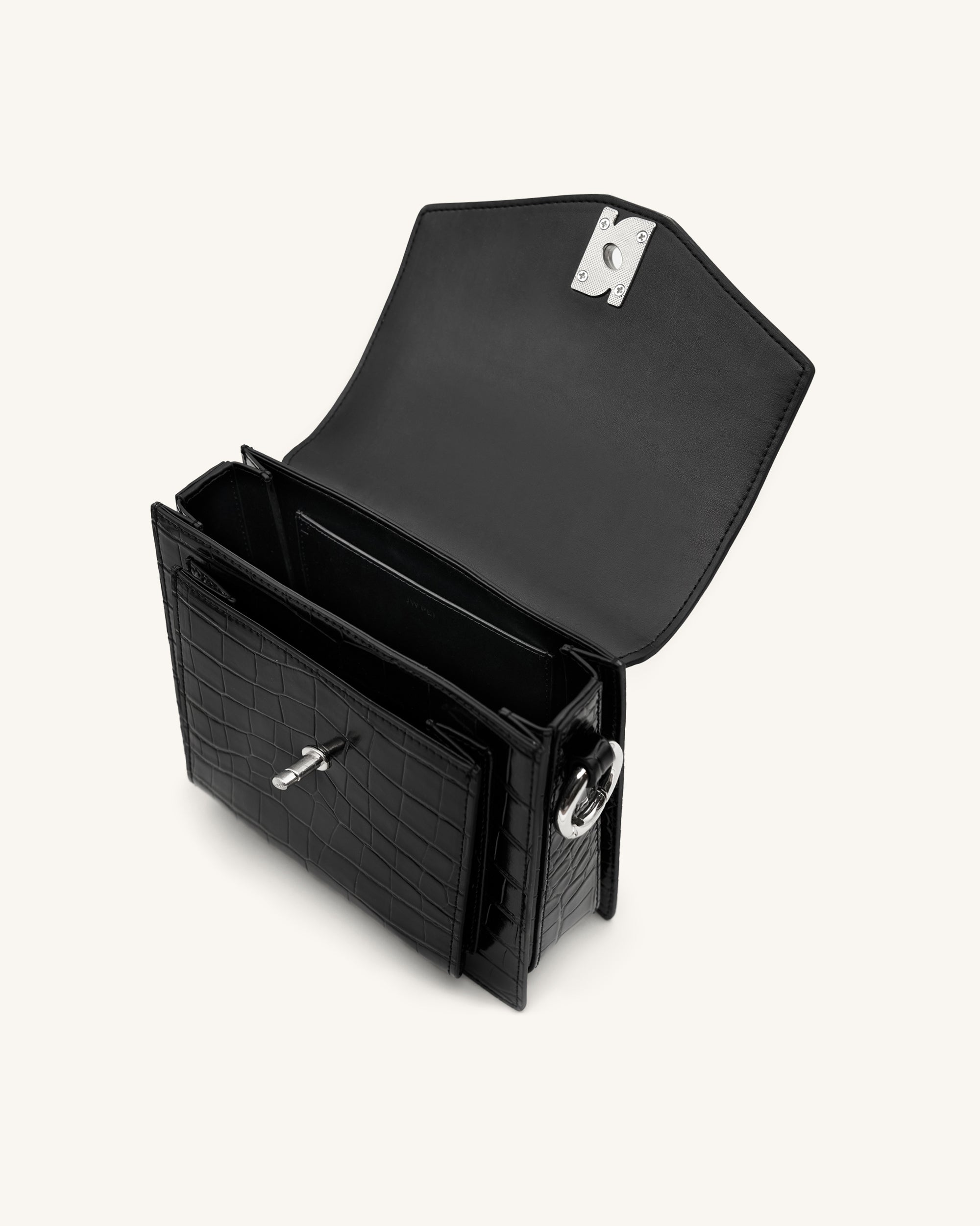 Lucy Bag - Black Croc-Mesadic