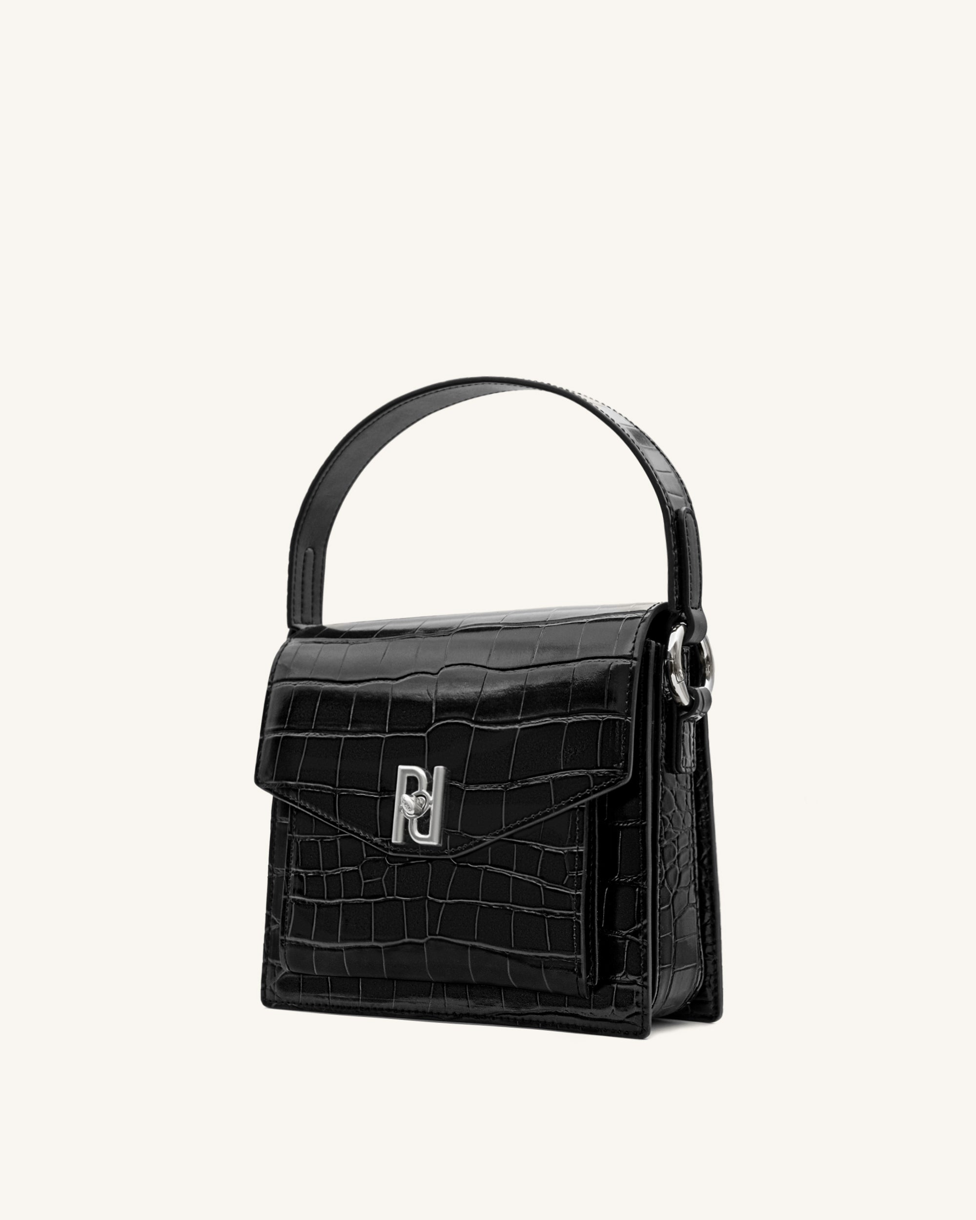 Lucy Bag - Black Croc-Mesadic