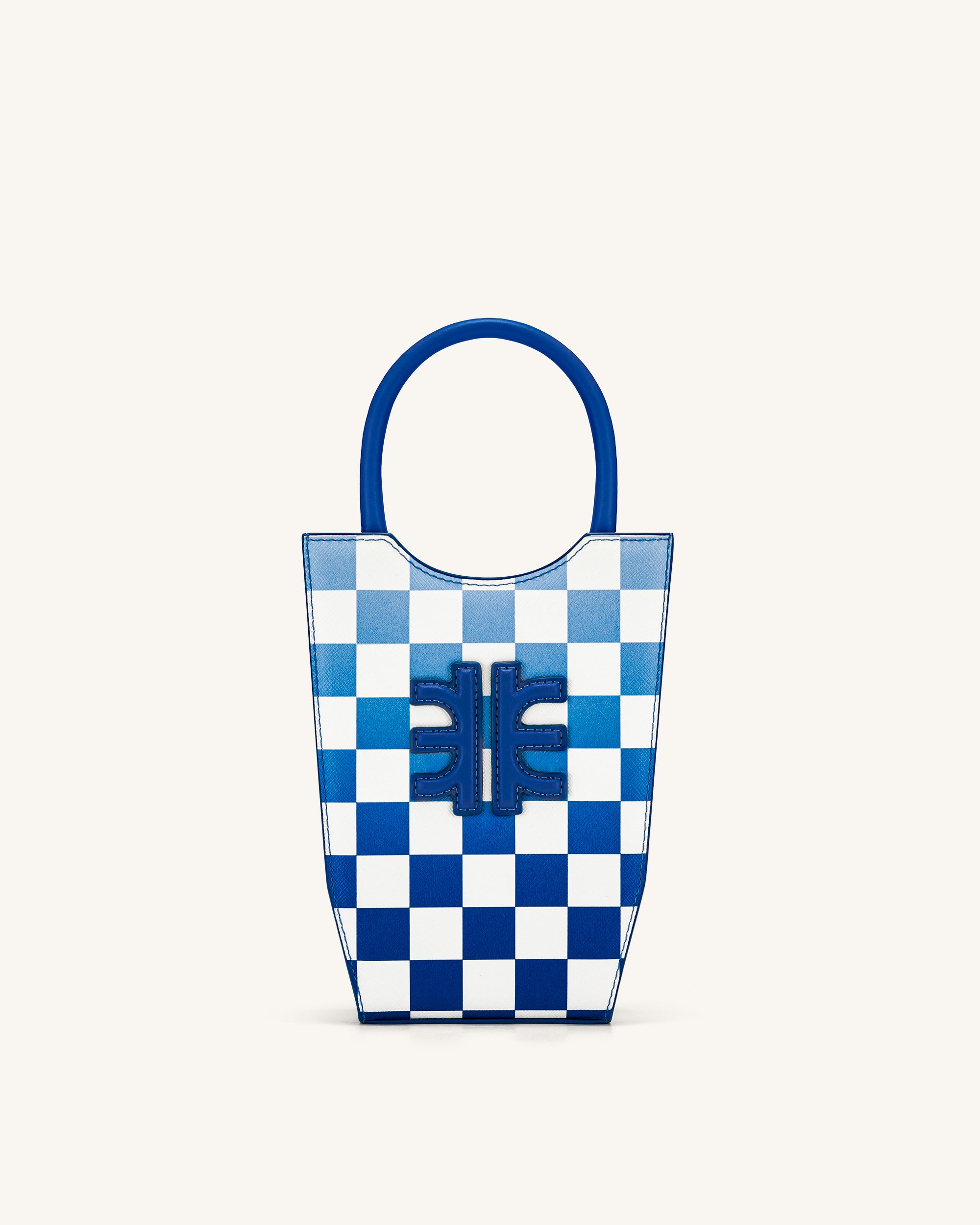 FEI Gradient Checkerboard Phone Bag - Dark Blue-Mesadic