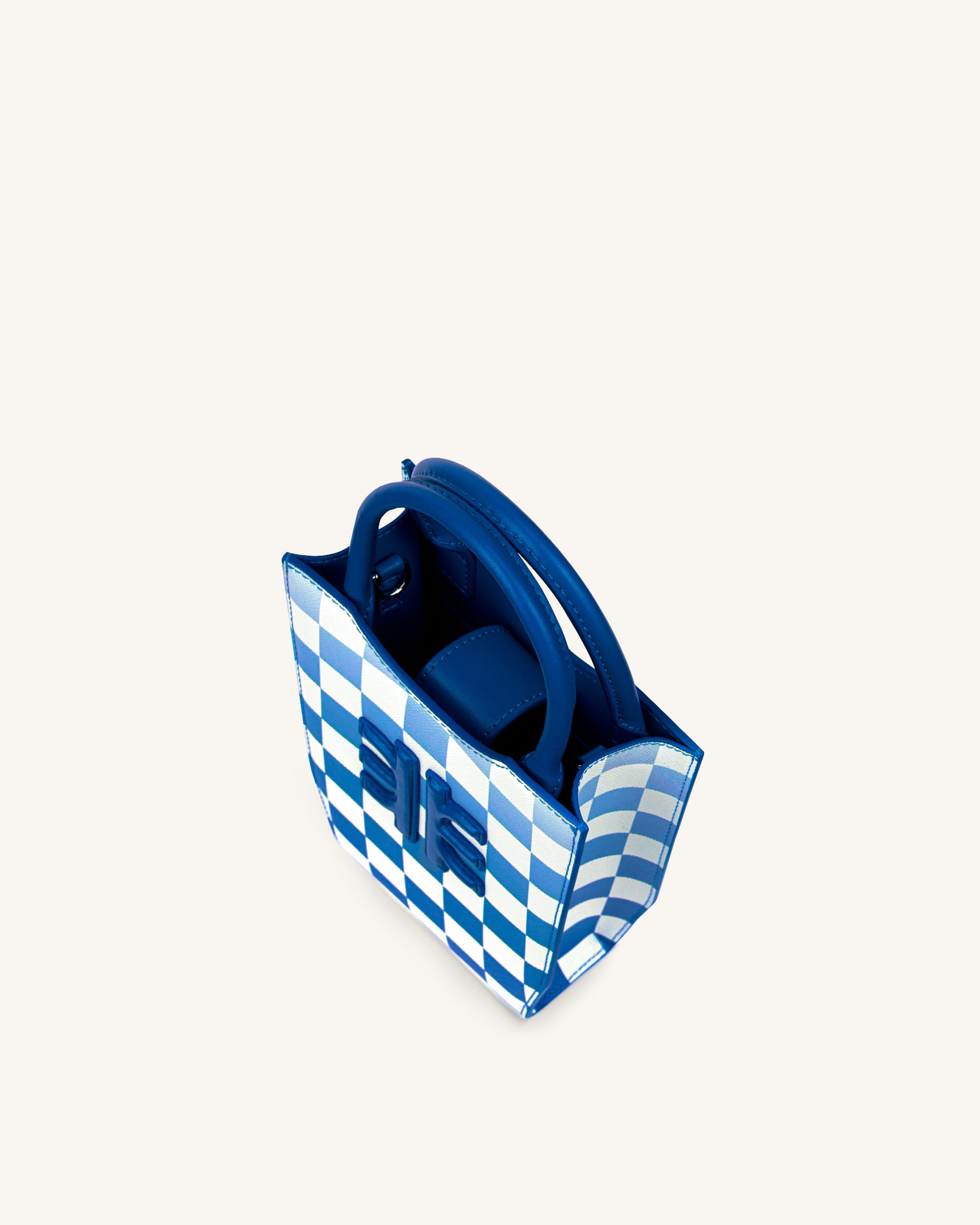 FEI Gradient Checkerboard Phone Bag - Dark Blue-Mesadic