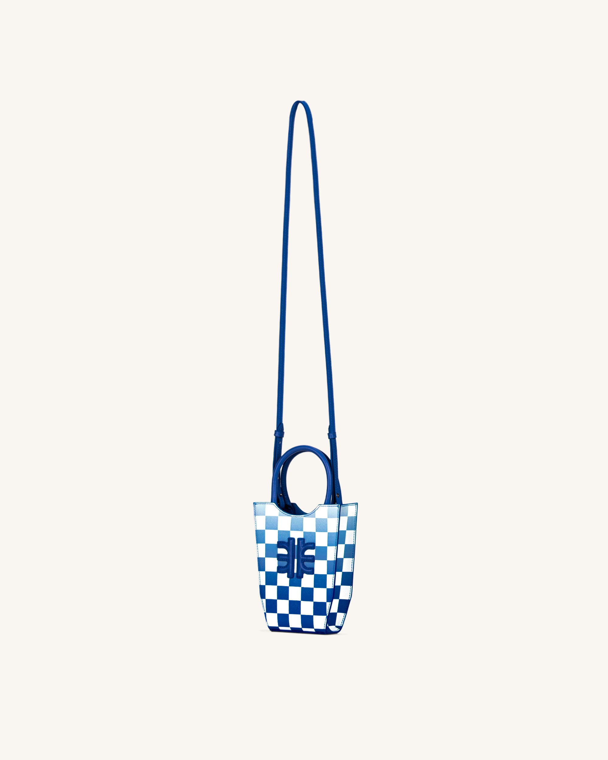 FEI Gradient Checkerboard Phone Bag - Dark Blue-Mesadic