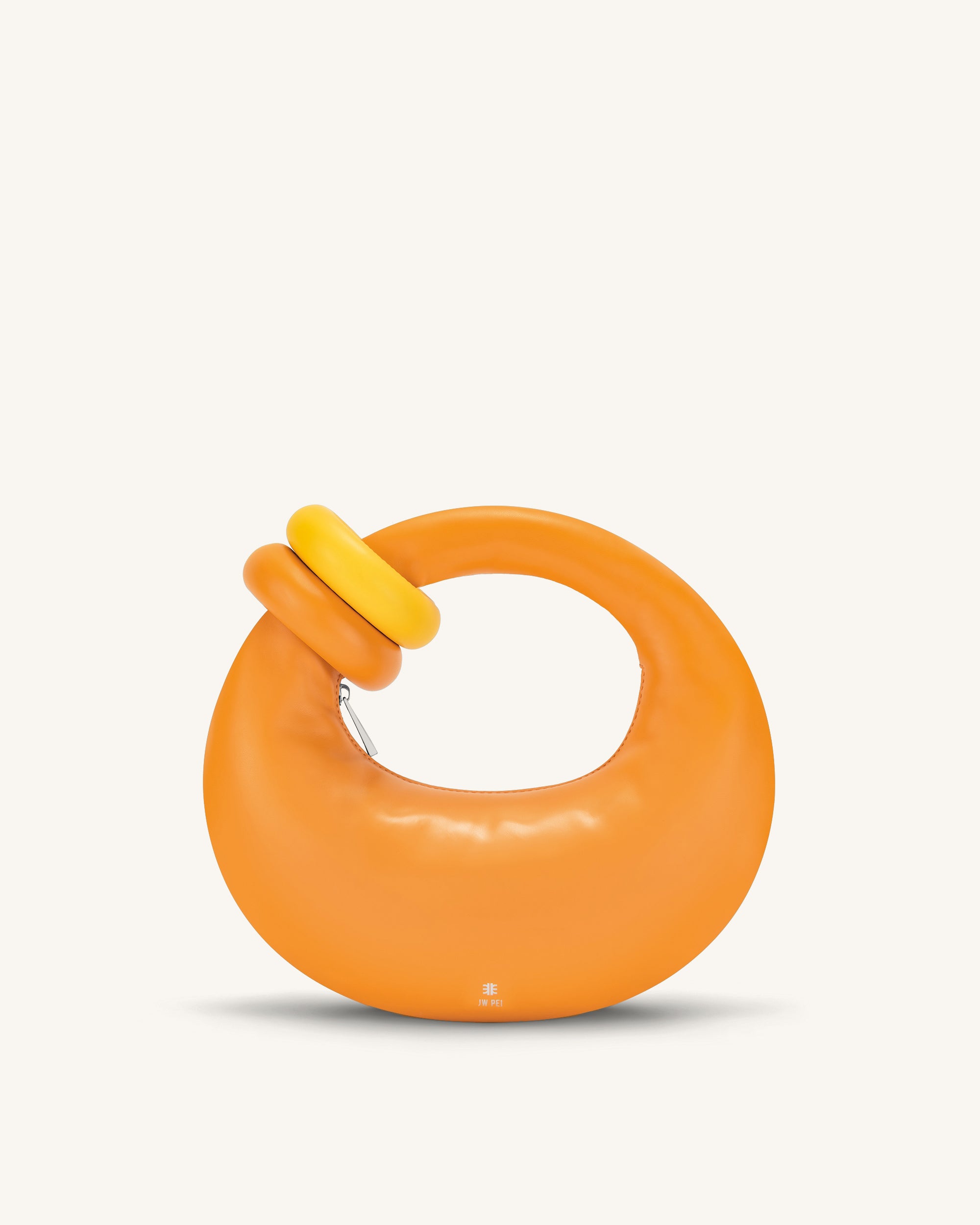 Abacus Top Handle Bag- Orange-Mesadic