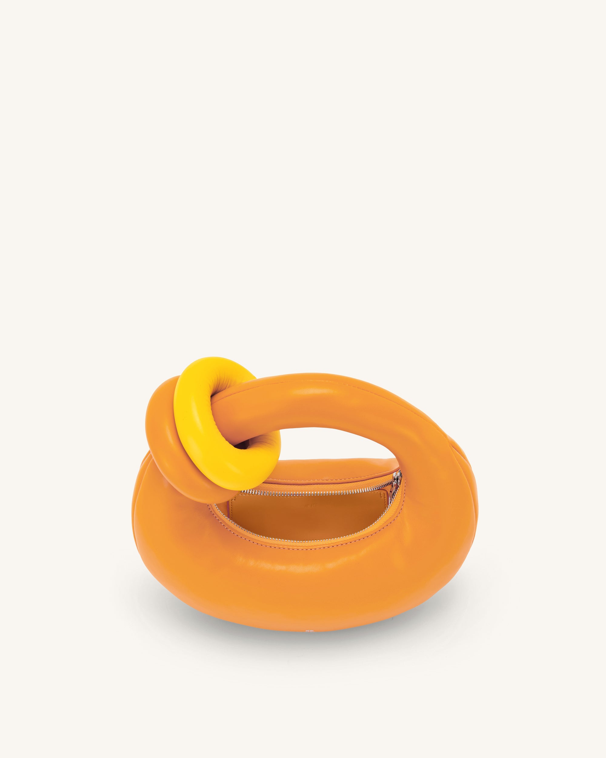 Abacus Top Handle Bag- Orange-Mesadic