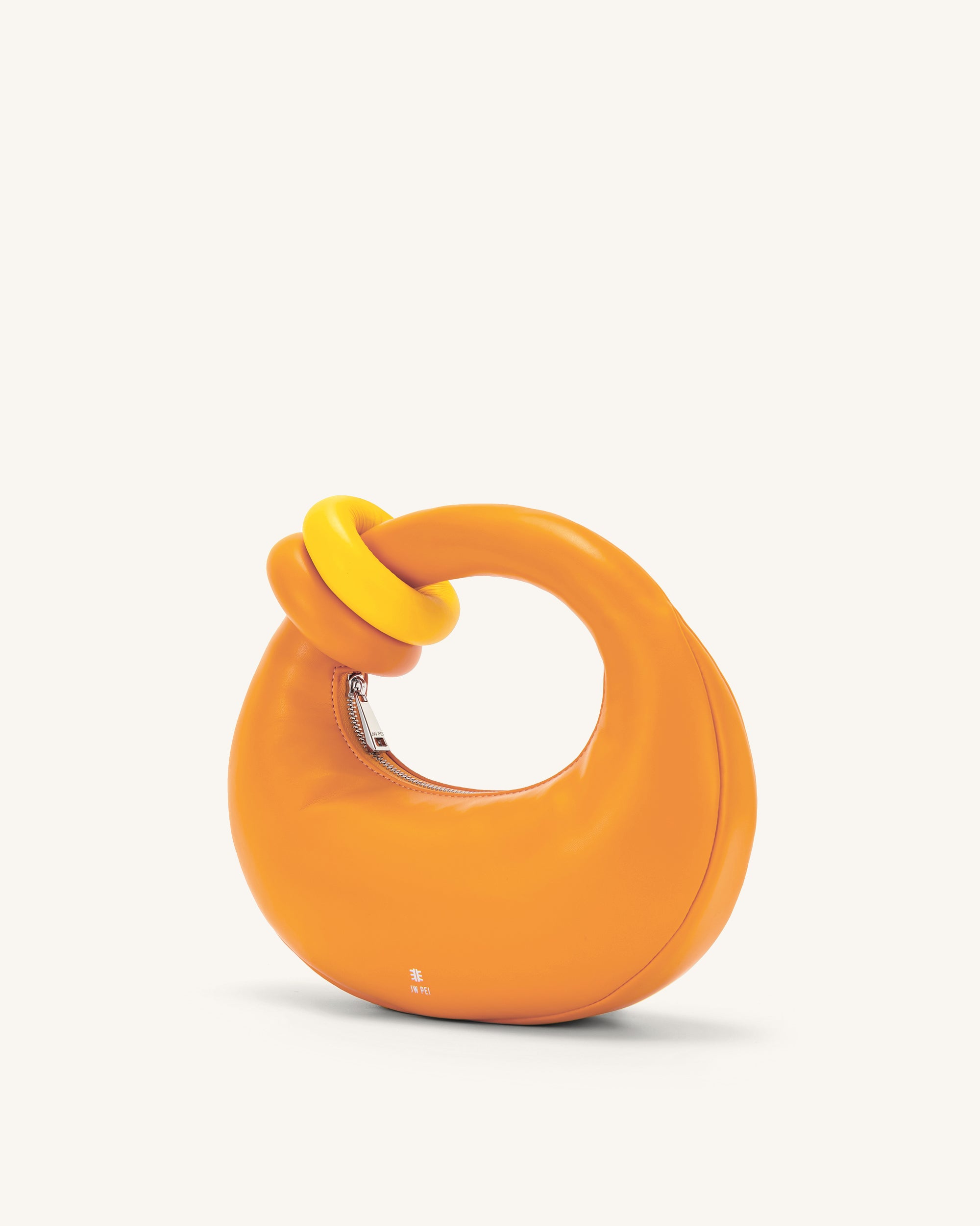 Abacus Top Handle Bag- Orange-Mesadic