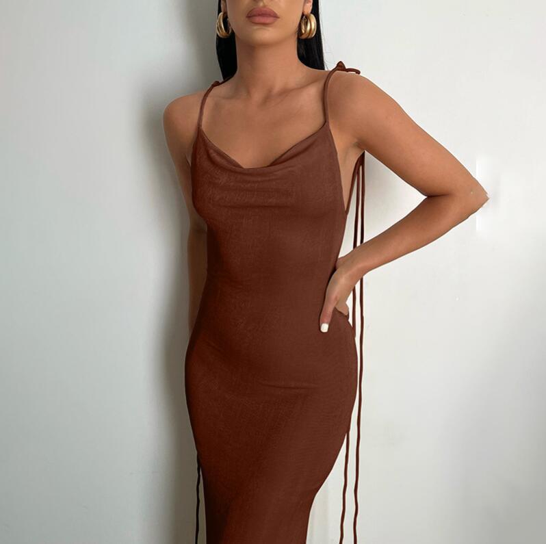 Mabel Halter Maxi Dress-CALLISTARI