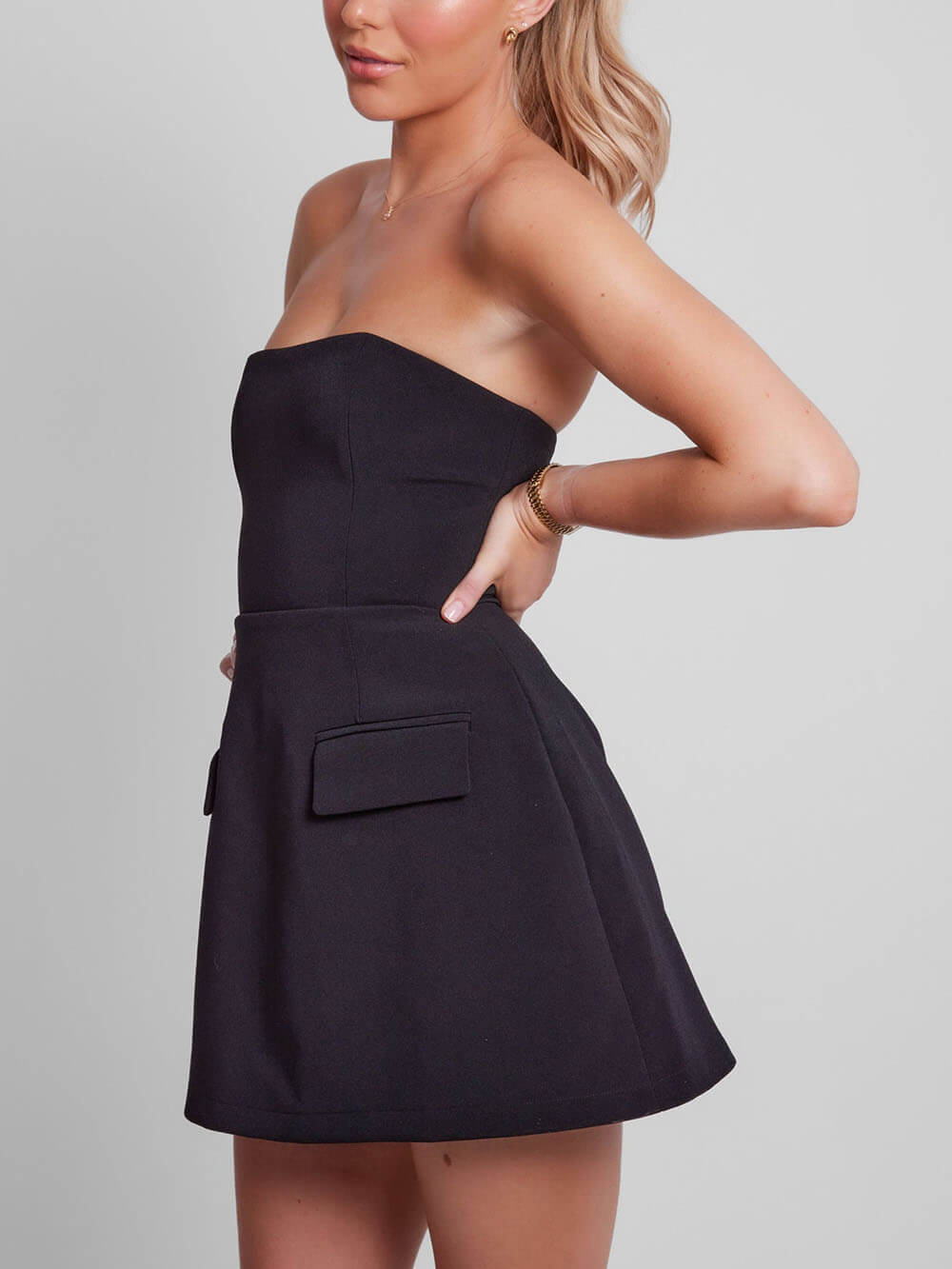 Neckline Ultimate Strapless Dress-CALLISTARI