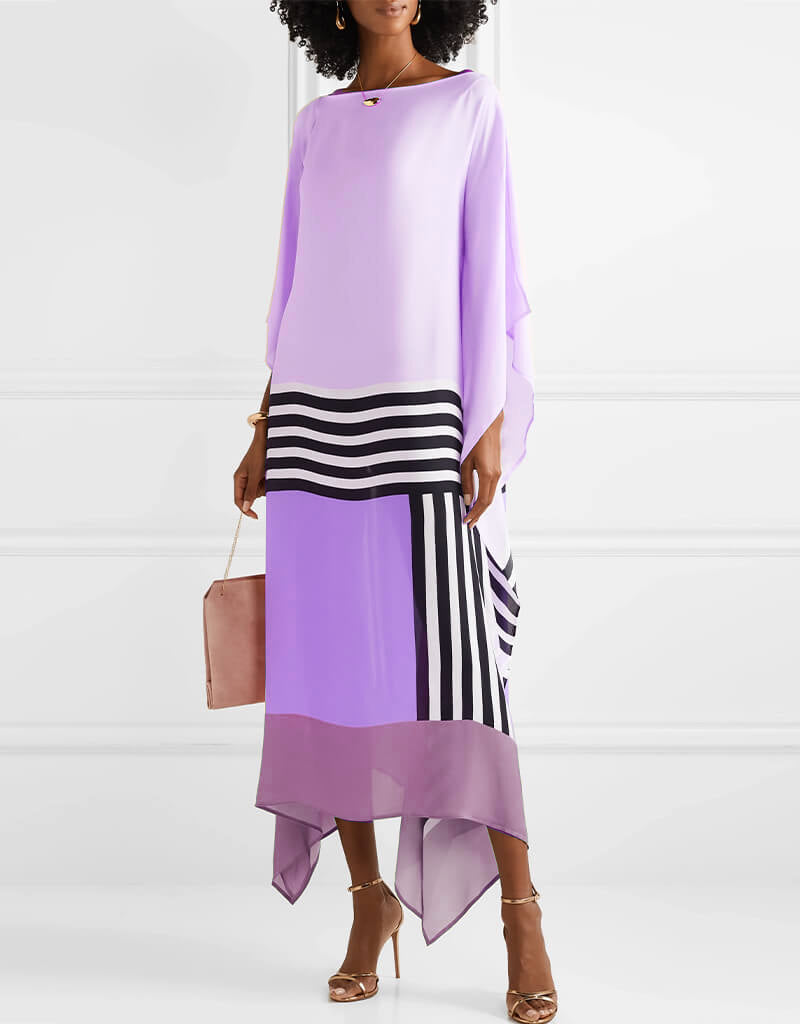 Pink Candy Stripe Kaftan-CALLISTARI