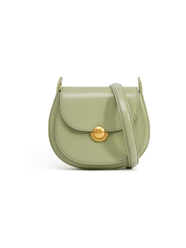 Crossbody Saddle Leather Bag-CALLISTARI