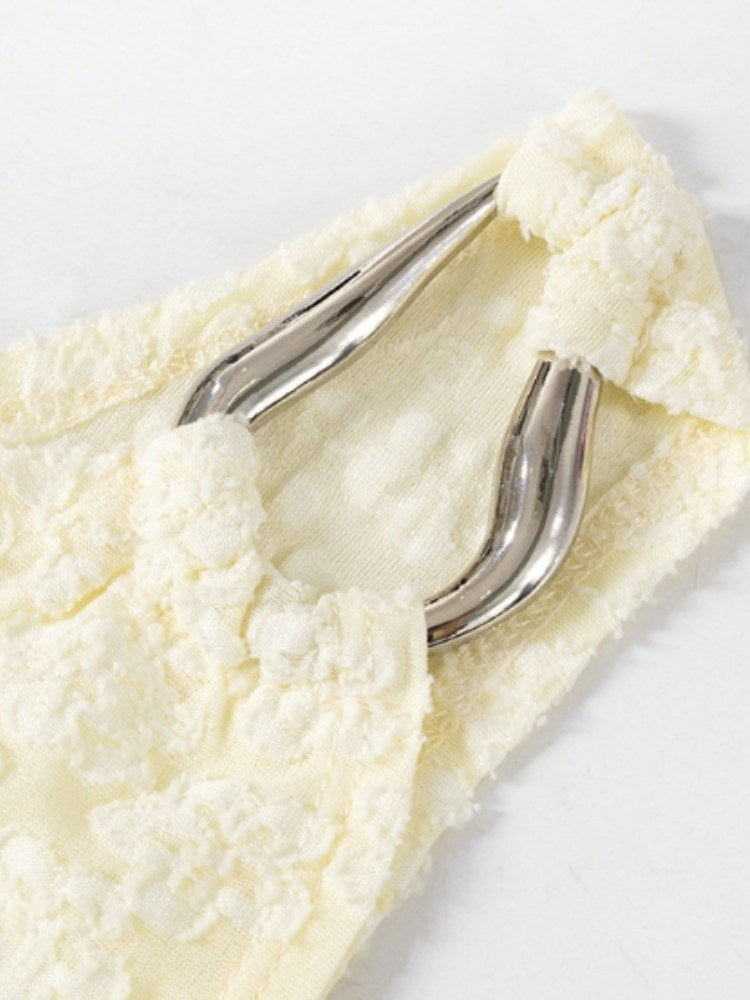 Bring It Down One Shoulder Top Cream-CALLISTARI