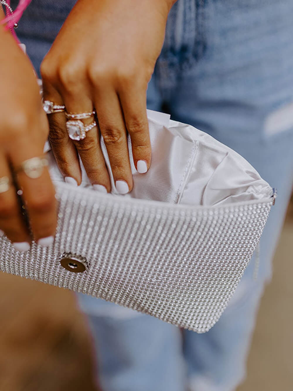 Vip Party Rhinestone Clutch-CALLISTARI