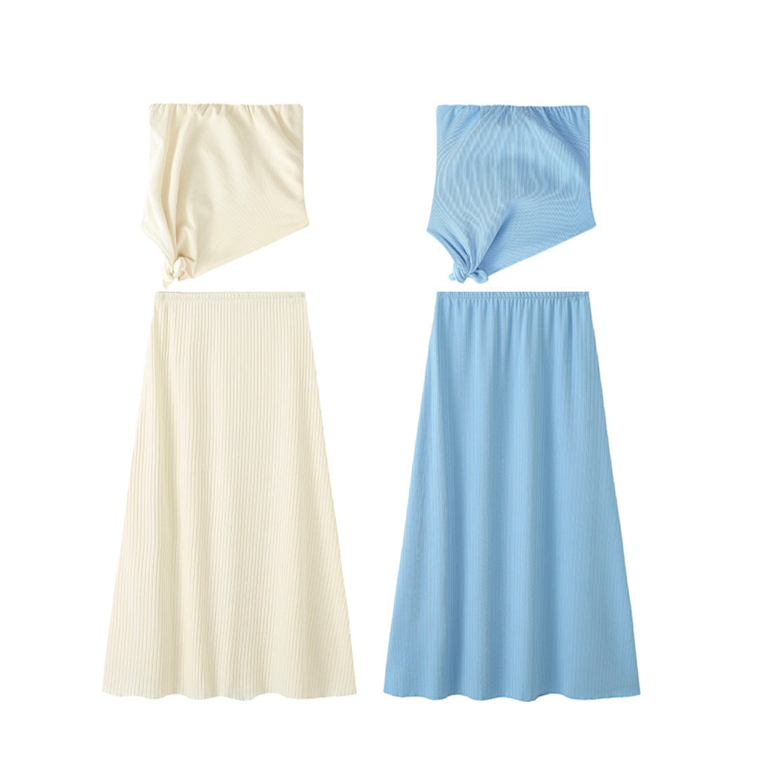 Strapless Maxi Dress Set-CALLISTARI