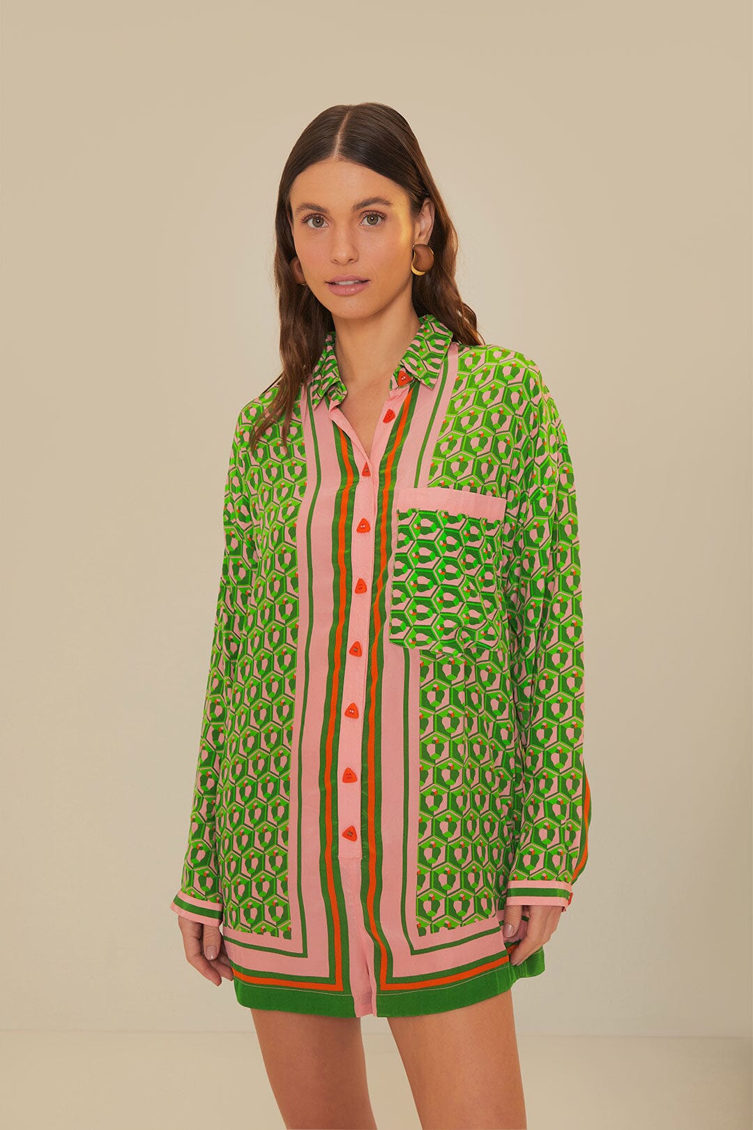 Callistari Mixed Cashew Scarf Romper-CALLISTARI