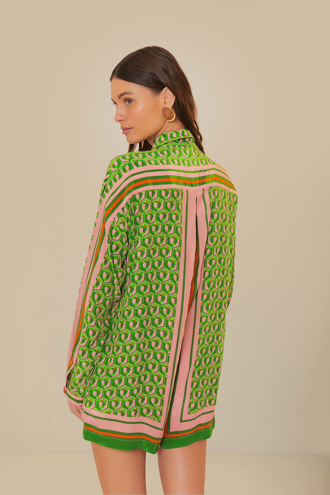 Callistari Mixed Cashew Scarf Romper-CALLISTARI