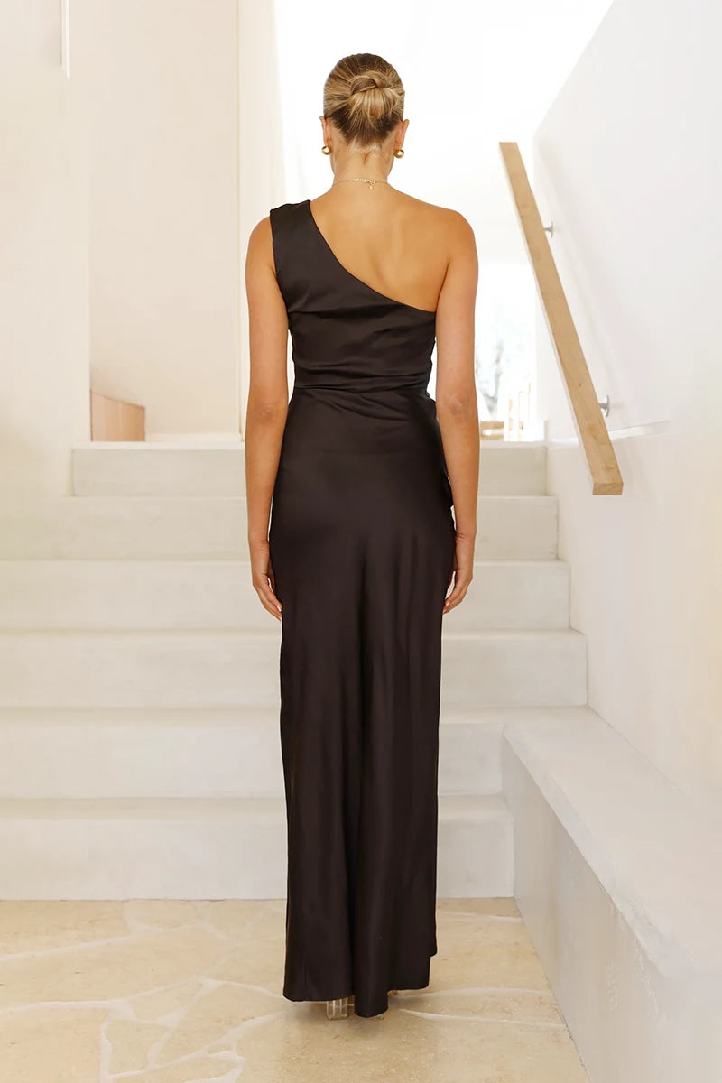 Victoria Maxi Dress - Black-CALLISTARI