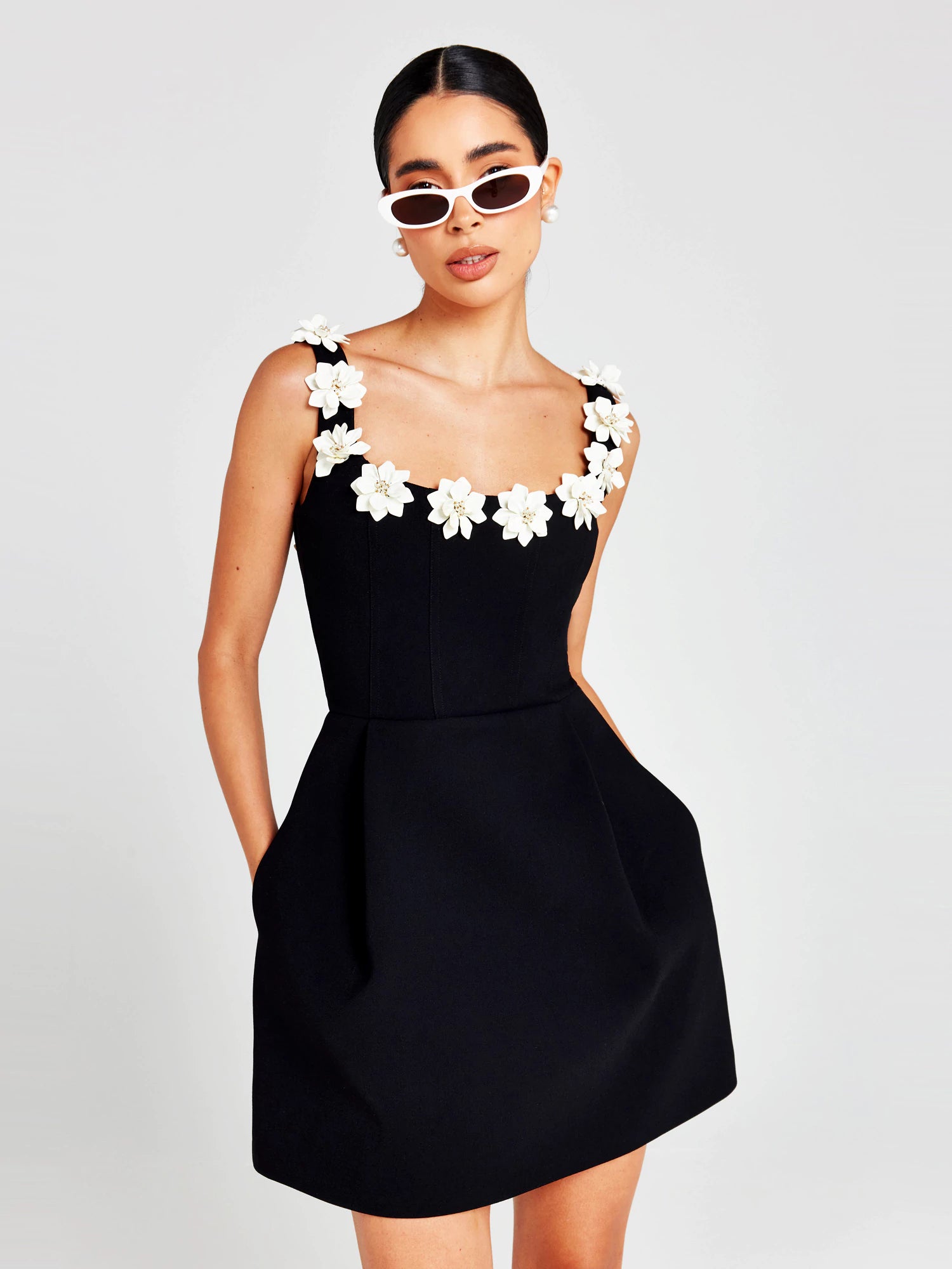 Enchanted Blooms Mini Dress-CALLISTARI