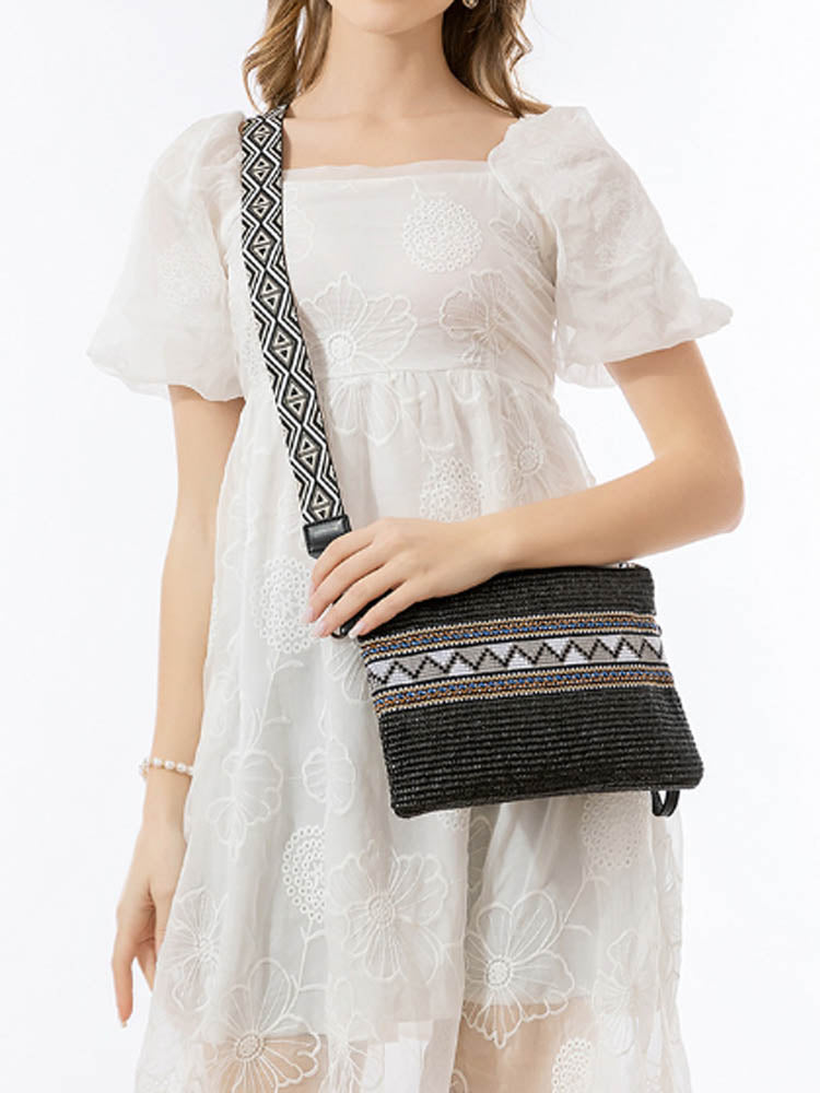 Grass Woven Clutch-CALLISTARI