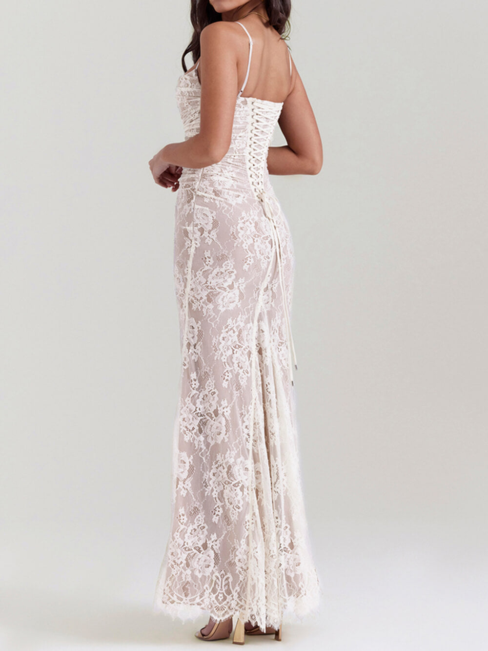 Vintage Lace Maxi Dress-CALLISTARI