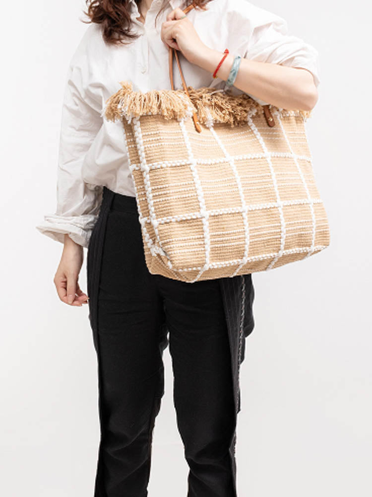 Canvas Tote Shoulder Bag-CALLISTARI
