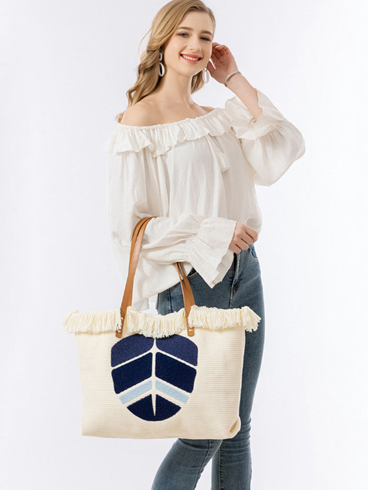 Embroidered Tote Bag-CALLISTARI