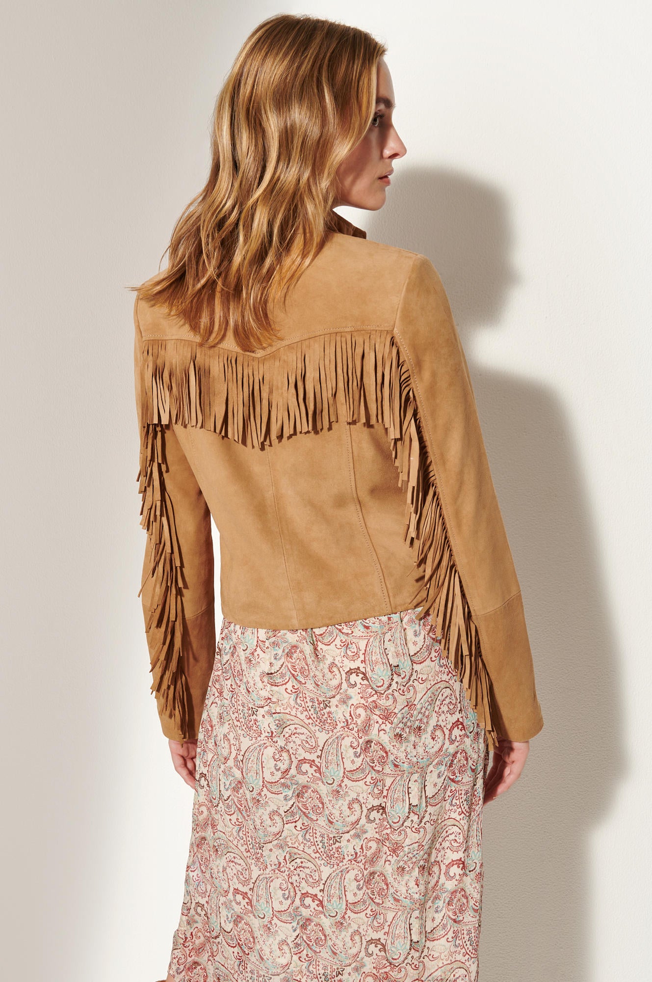 Callistari Cadie Suede Leather Jacket-CALLISTARI