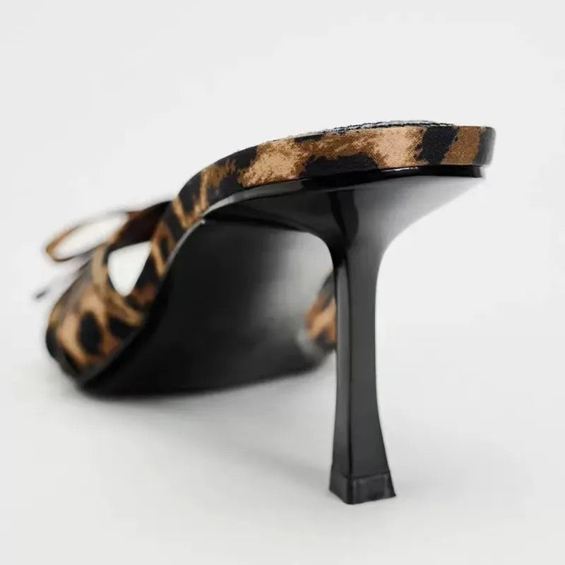 Azira - Leopard Print High Heels-CALLISTARI